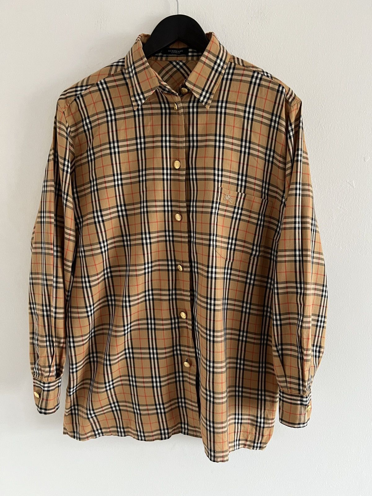 Burberry 🔥🔥Vintage Burberry Nova Check Shirt Size M / US 6-8 / IT 42-44 - 1 Thumbnail