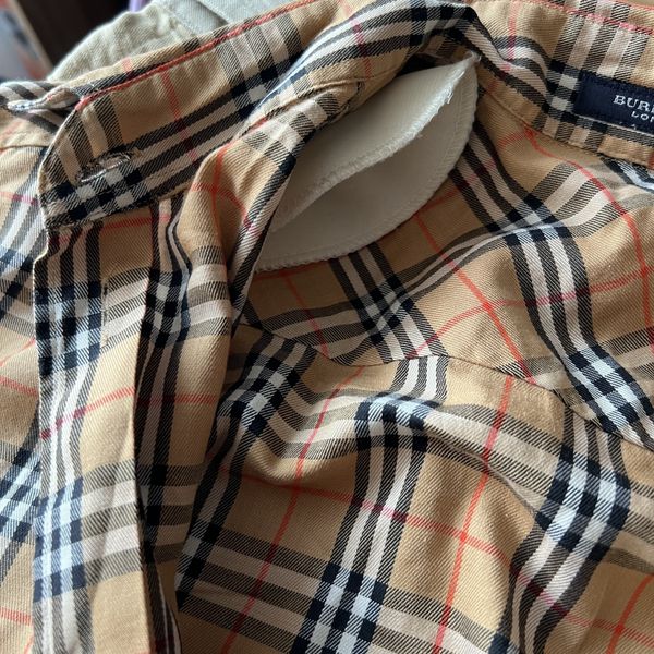 Vintage burberry cheap nova check shirt