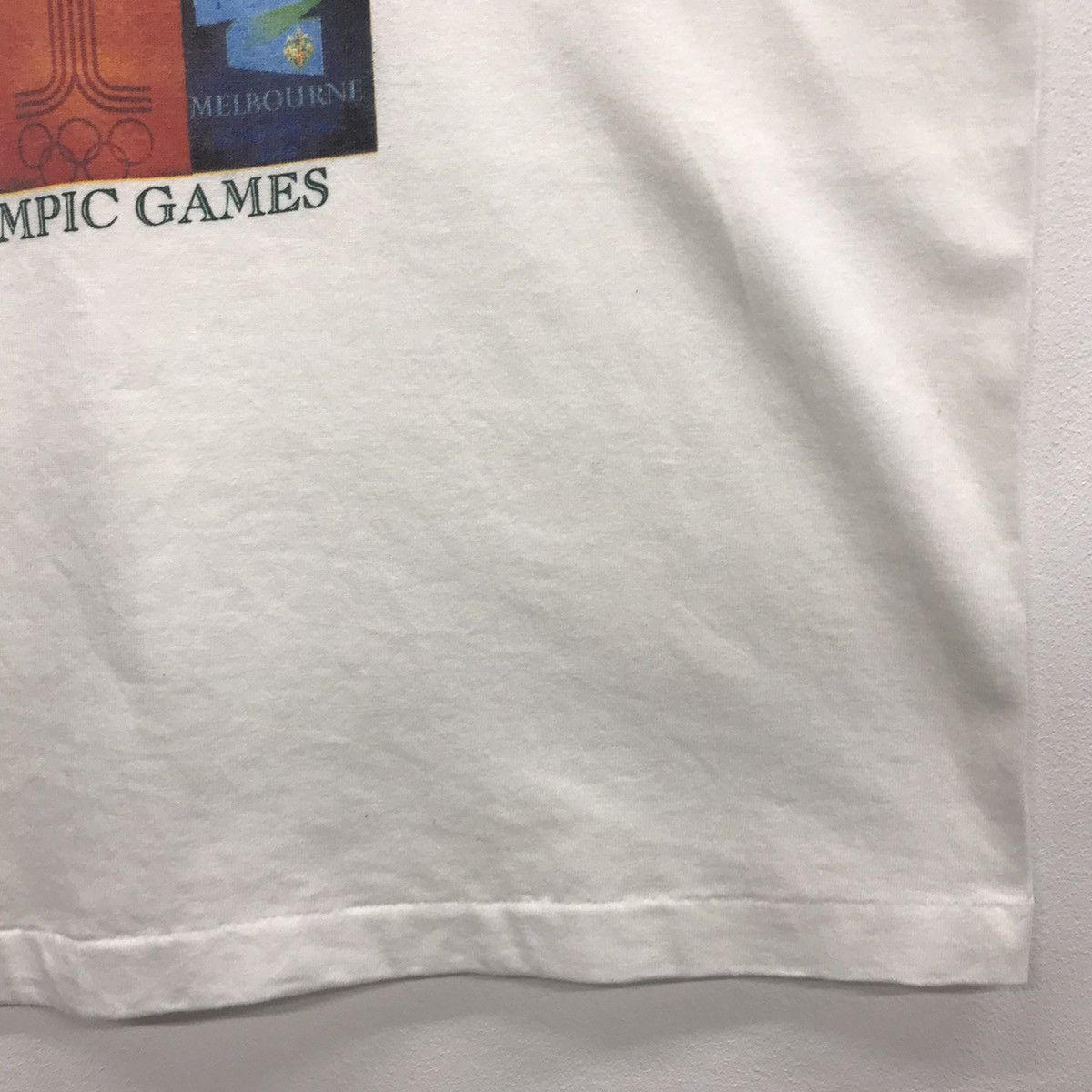 Champion × USA Olympics × Vintage Rare!! Vintage 1996s Champion Atlanta Olympic Games Tee Size US XL / EU 56 / 4 - 6 Thumbnail