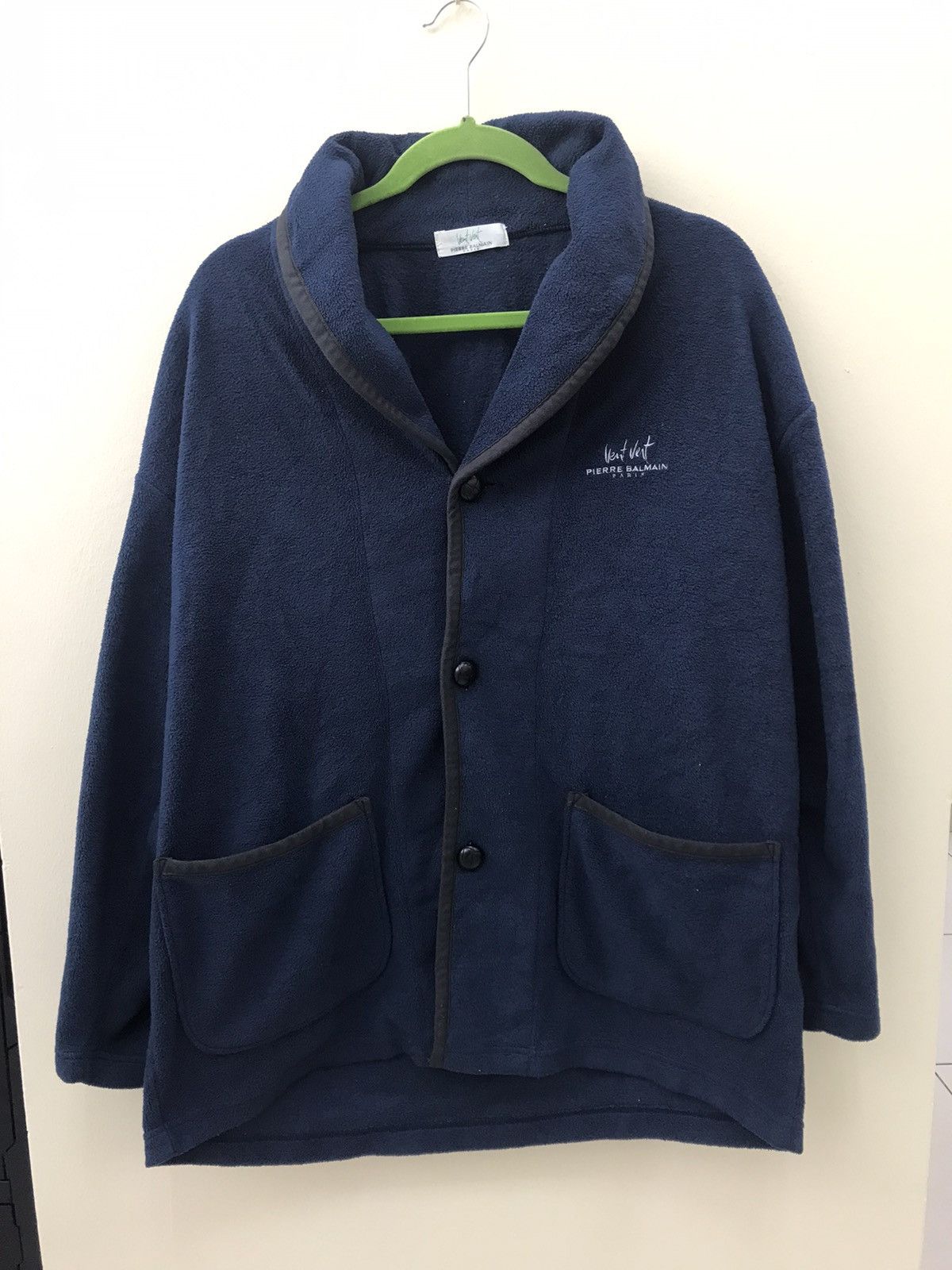 Pierre Balmain Pierre Balmain Fleece Button Up Sweater Size US L / EU 52-54 / 3 - 2 Thumbnail