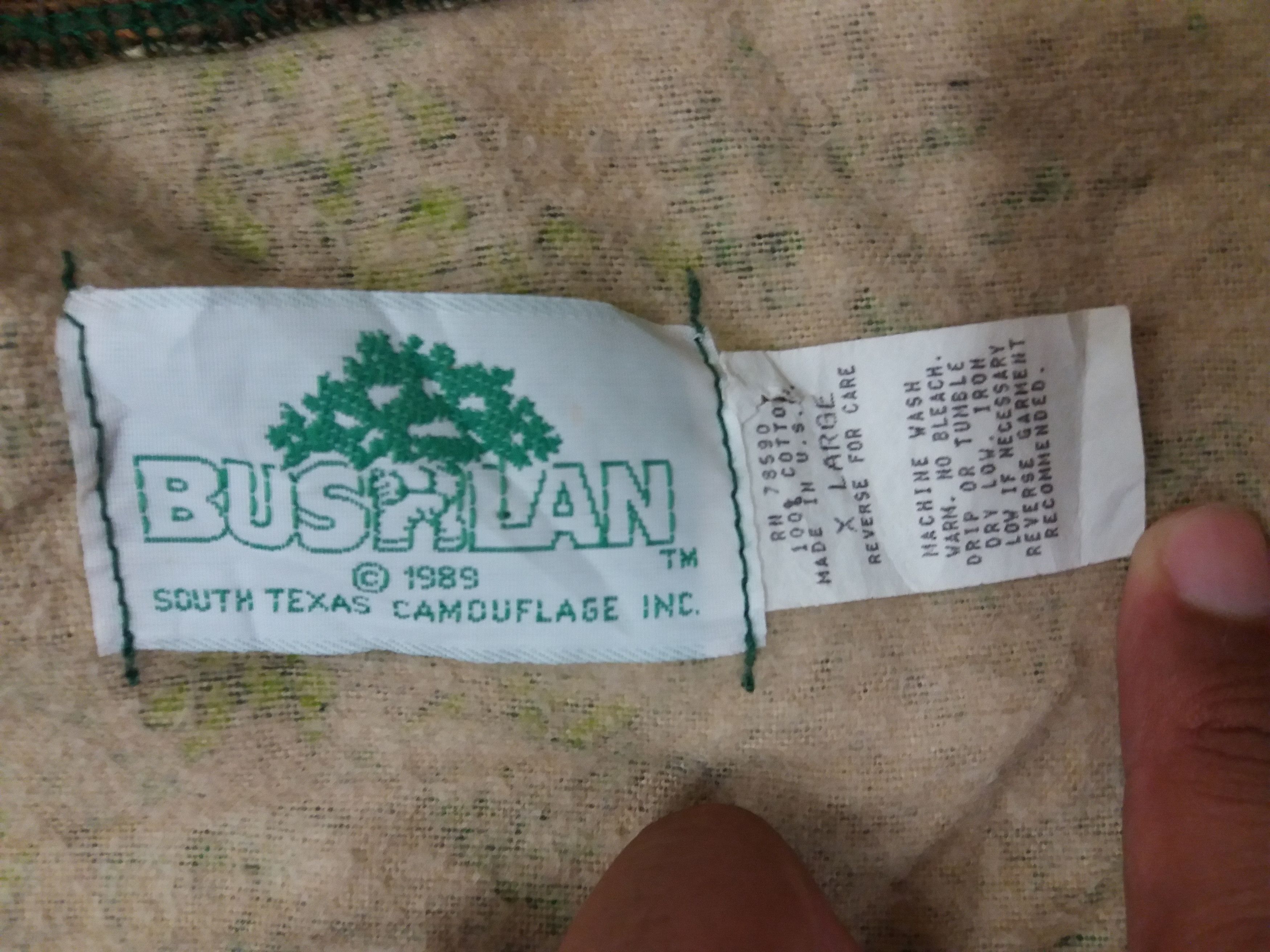 Vintage Vintage Bushlan real tree camouflage jacket Size US XL / EU 56 / 4 - 4 Thumbnail
