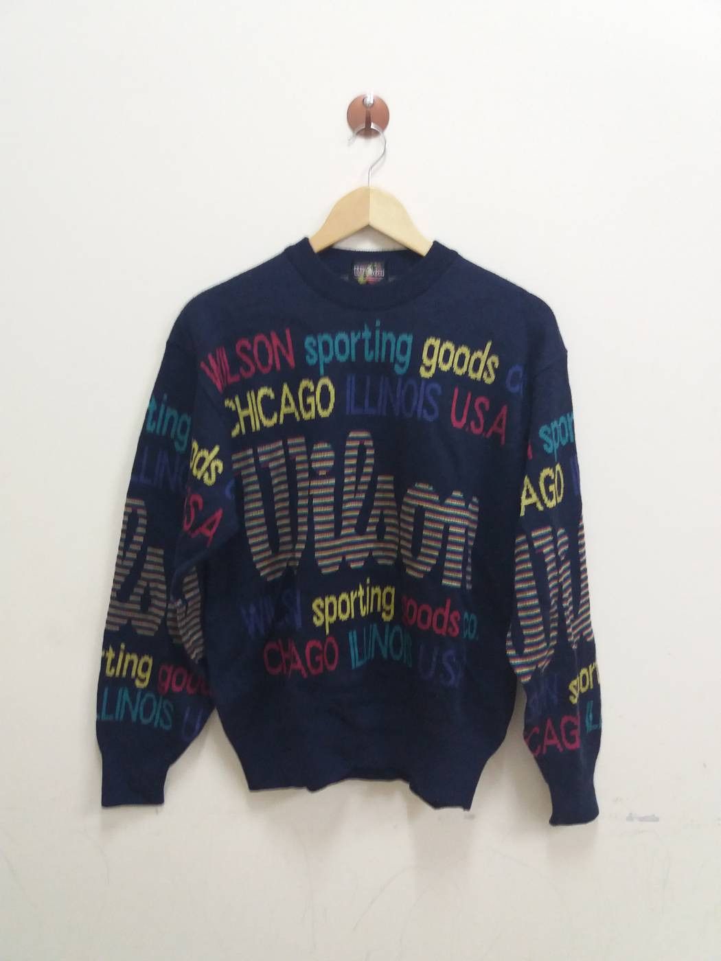 Wilson Rare wilson full print knitwear/sweaters Size US L / EU 52-54 / 3 - 1 Thumbnail
