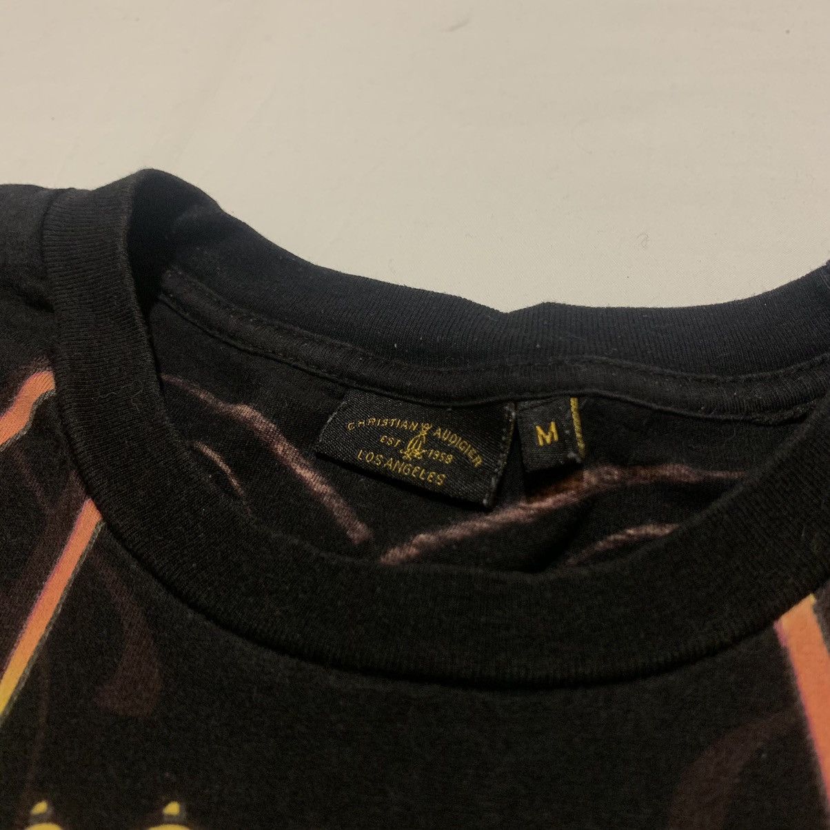 Christian Audigier Ed Hardy Black T-Shirt Size US M / EU 48-50 / 2 - 6 Thumbnail