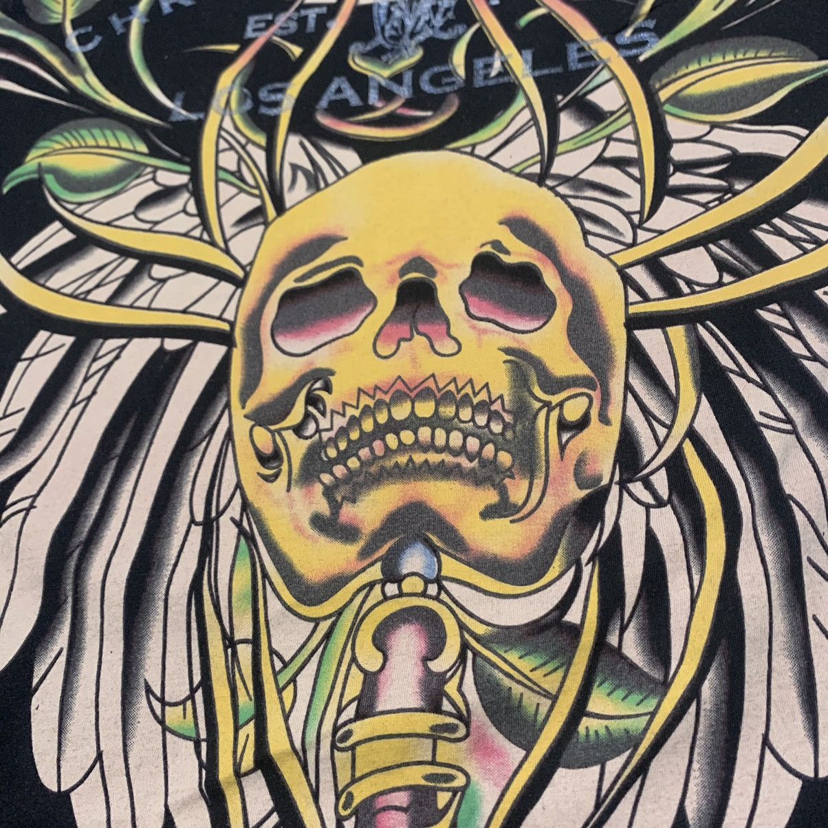 Christian Audigier Ed Hardy Black T-Shirt Size US M / EU 48-50 / 2 - 4 Thumbnail