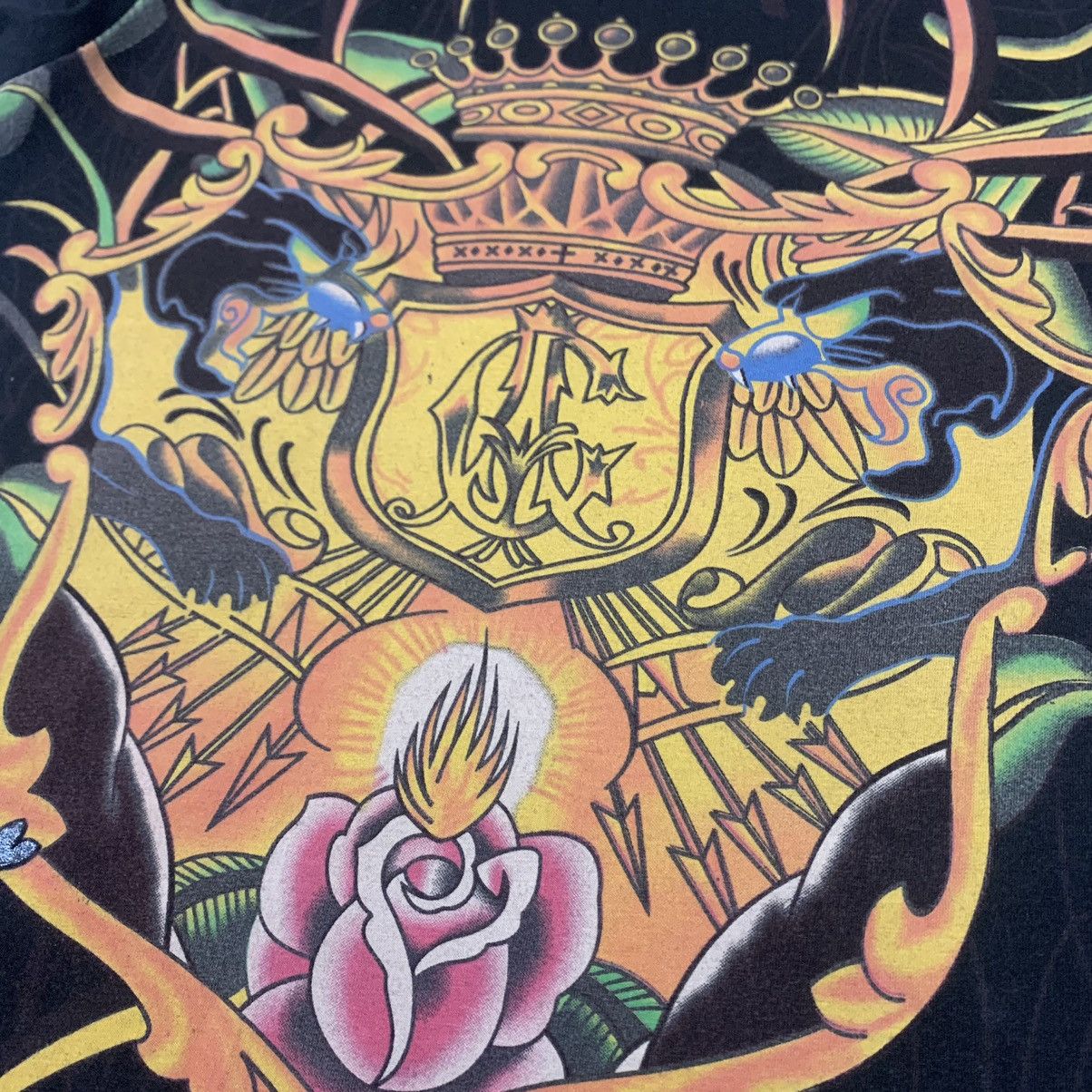 Christian Audigier Ed Hardy Black T-Shirt Size US M / EU 48-50 / 2 - 5 Thumbnail