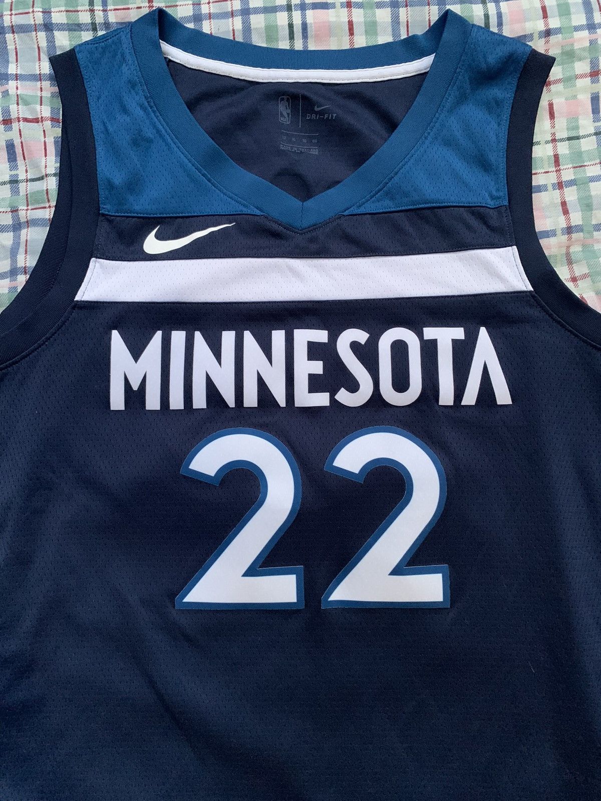 NBA × Nike Nike Minnesota Timberwolves Andrew Wiggins NBA Jersey Size US XL / EU 56 / 4 - 4 Thumbnail