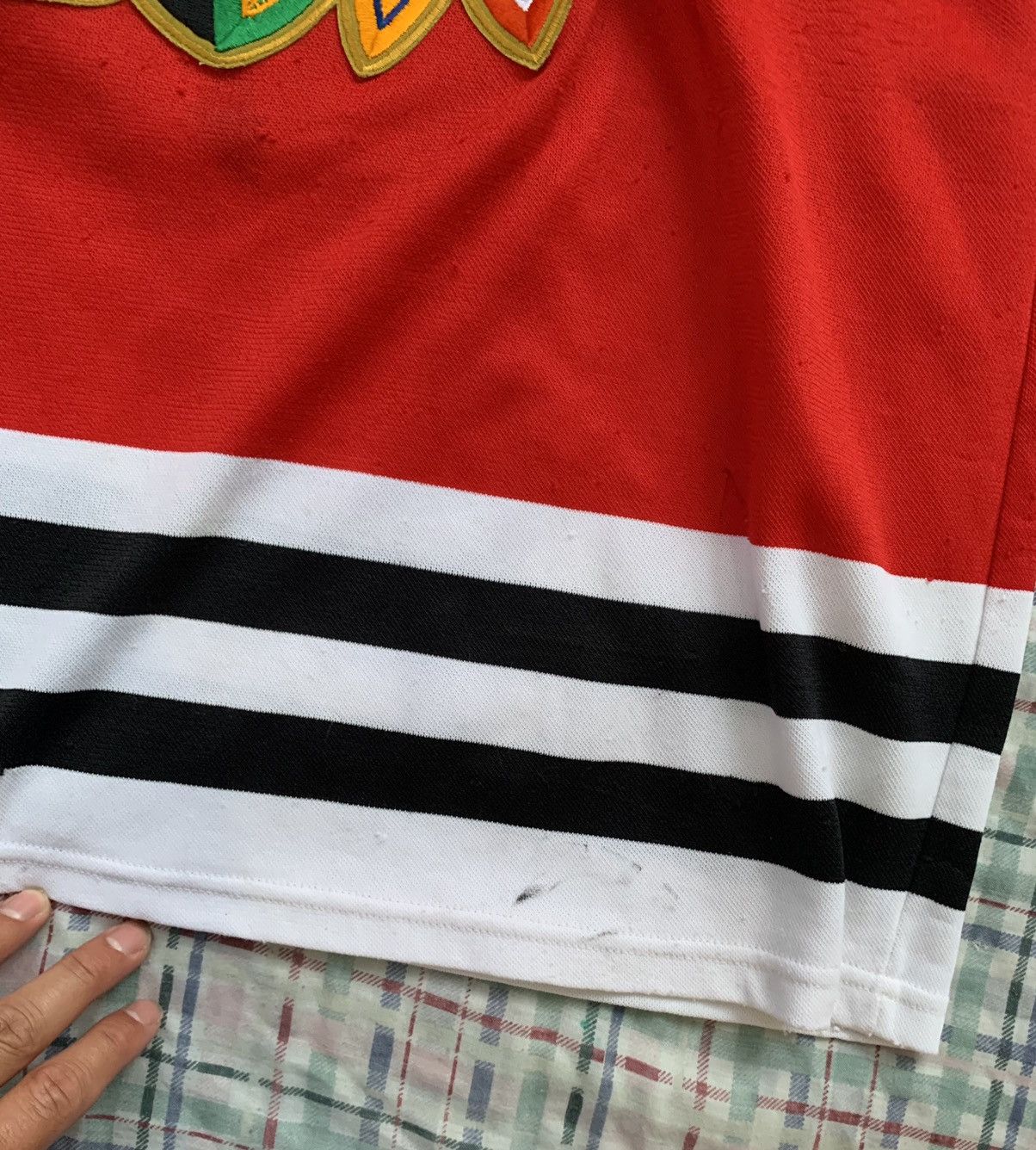Ccm × NHL × Vintage 90s CCM Chicago Blackhawks #11 NHL Jersey Size US XL / EU 56 / 4 - 4 Thumbnail