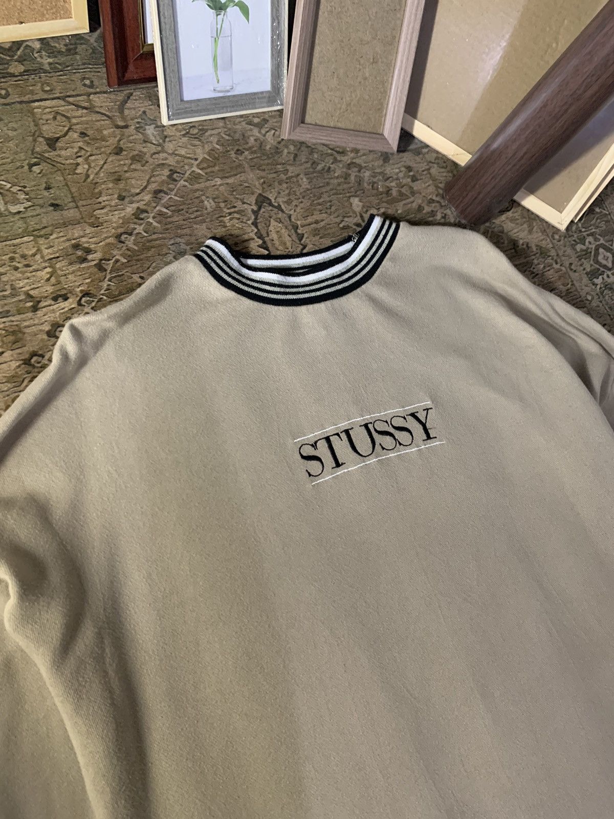 Japanese Brand Rarely Design Stussy Embroidery Sweatshirt Size US XL / EU 56 / 4 - 2 Thumbnail