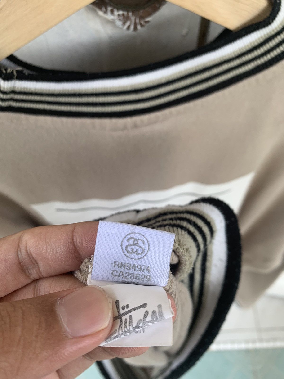 Japanese Brand Rarely Design Stussy Embroidery Sweatshirt Size US XL / EU 56 / 4 - 8 Thumbnail