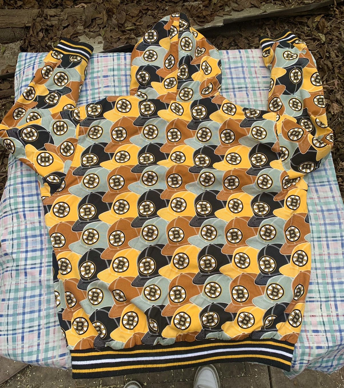 NHL × Vintage Vintage Boston Bruins NHL Jacket Size US XL / EU 56 / 4 - 2 Thumbnail
