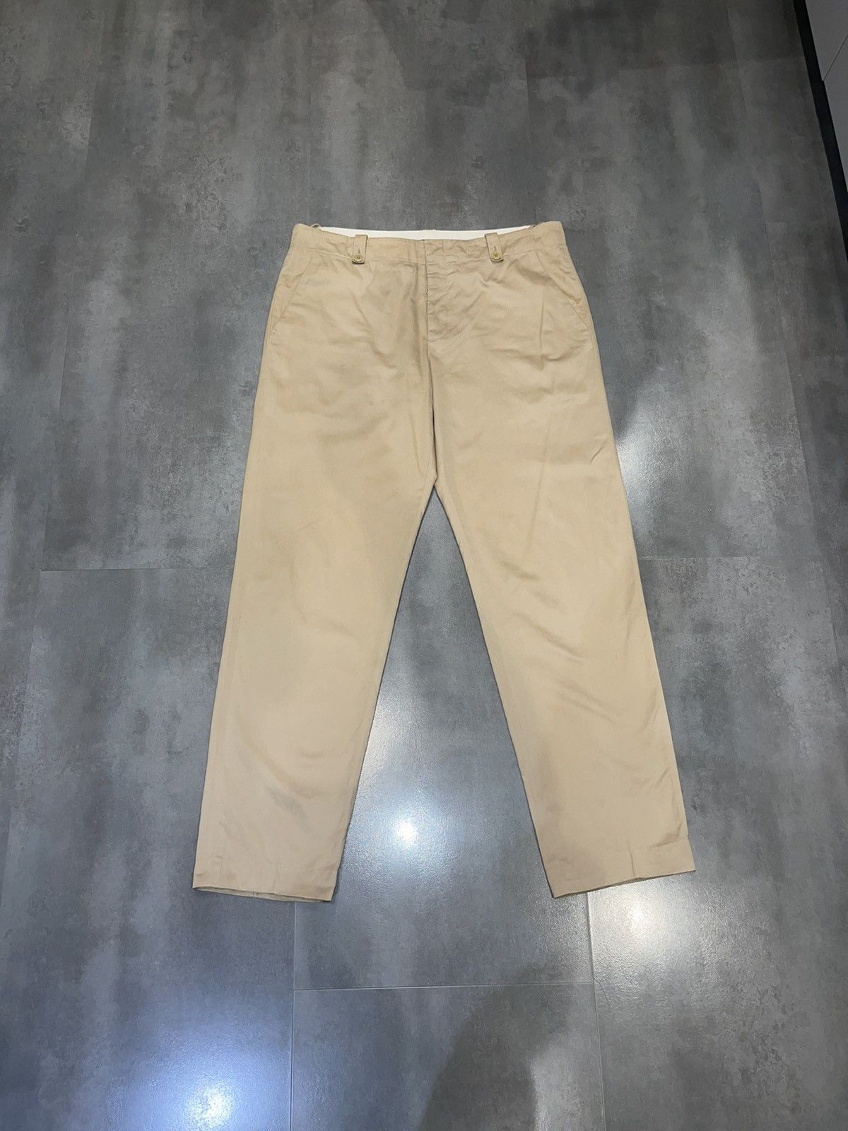 Helmut Lang Archive Helmut Lang Beige Casual Pants Size US 36 / EU 52 - 7 Thumbnail