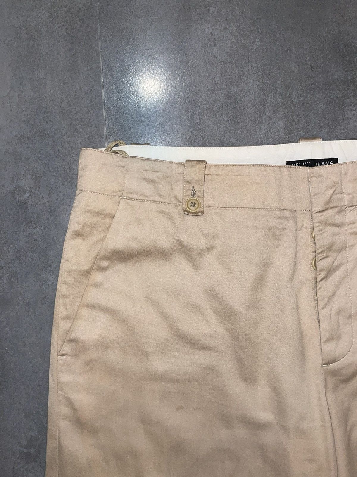 Helmut Lang Archive Helmut Lang Beige Casual Pants Size US 36 / EU 52 - 9 Thumbnail
