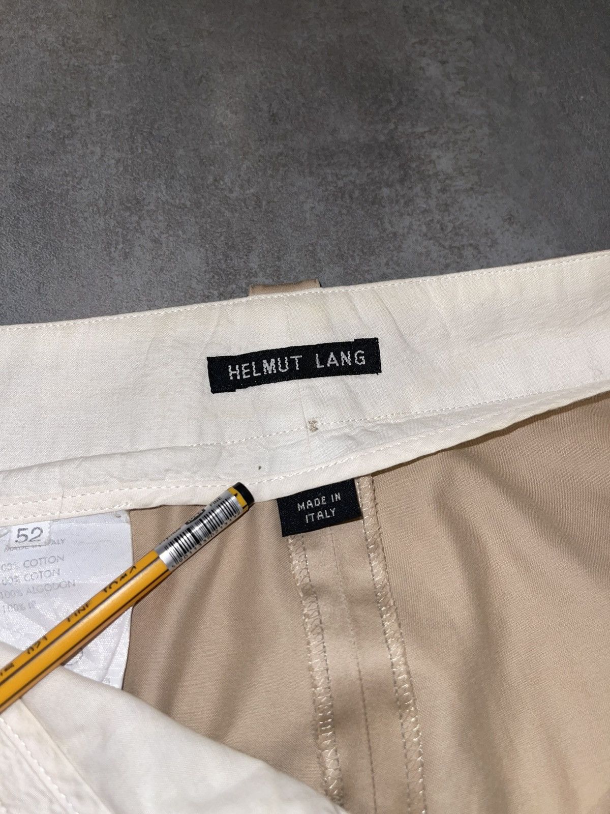 Helmut Lang Archive Helmut Lang Beige Casual Pants Size US 36 / EU 52 - 17 Thumbnail