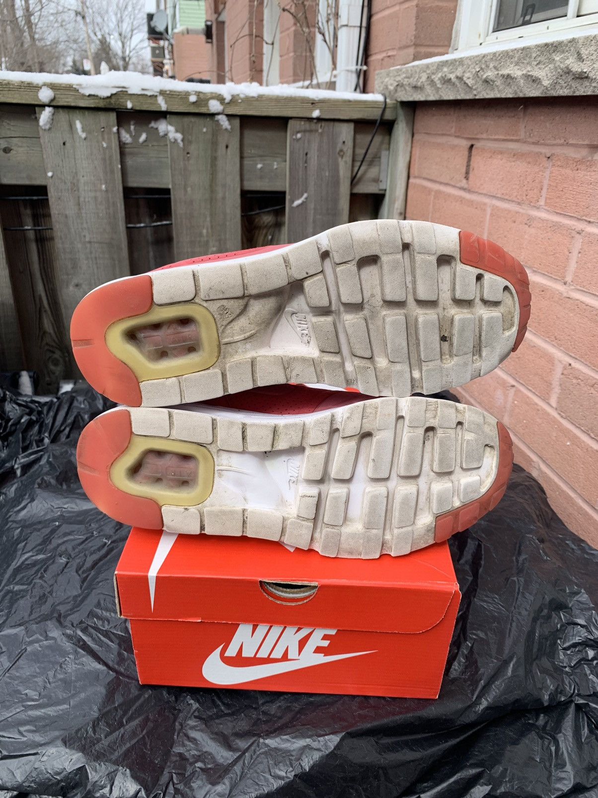 Nike Air Max 1 Ultra Moire Low Red | White Size US 11 / EU 44 - 5 Thumbnail