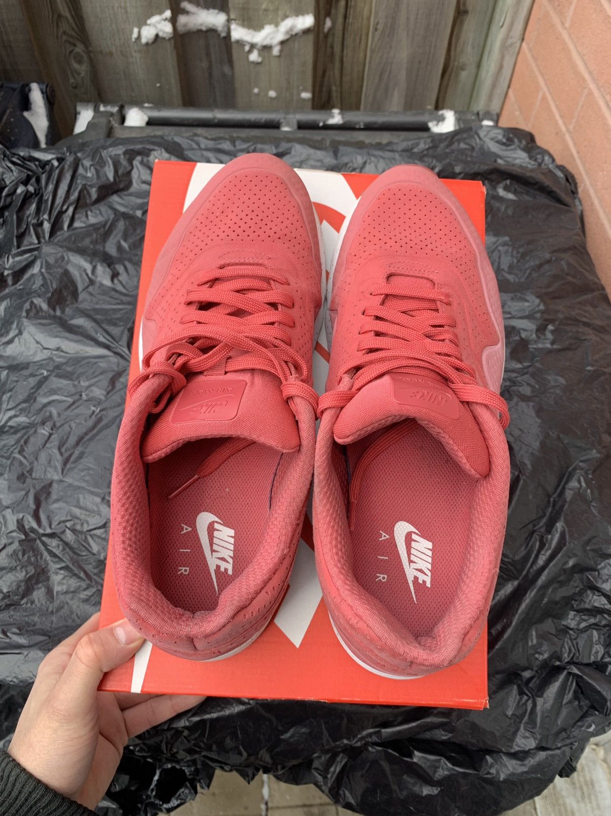 Nike Air Max 1 Ultra Moire Low Red | White Size US 11 / EU 44 - 3 Thumbnail