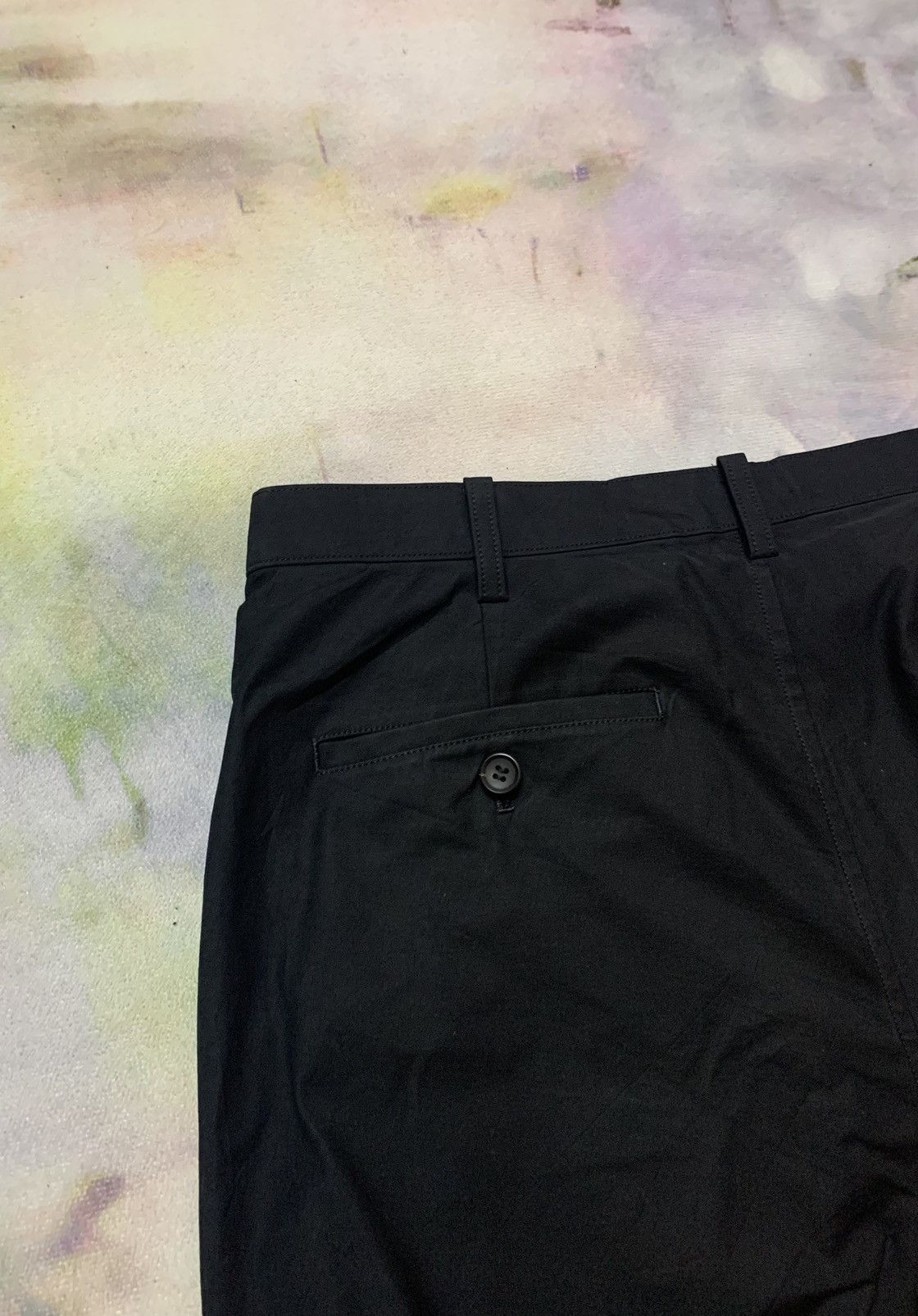Homme Plisse Issey Miyake × Issey Miyake ISSEY MIYAKE MEN BLACK AVANTGARDE CASUAL TROUSERS Size US 35 - 7 Thumbnail