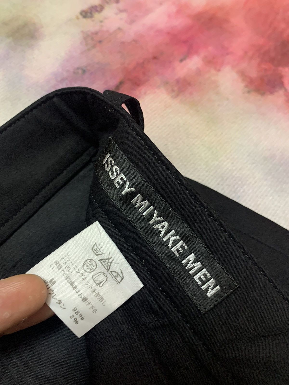 Homme Plisse Issey Miyake × Issey Miyake ISSEY MIYAKE MEN BLACK AVANTGARDE CASUAL TROUSERS Size US 35 - 5 Thumbnail