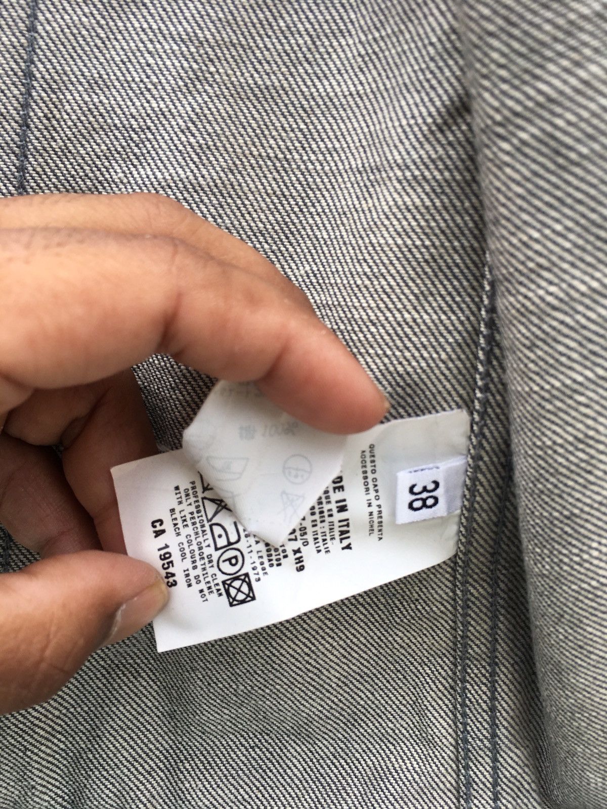 Helmut Lang Vtg Helmut Lang Denim Jacket Jean Trucker Double Pockets Size US XS / EU 42 / 0 - 10 Thumbnail
