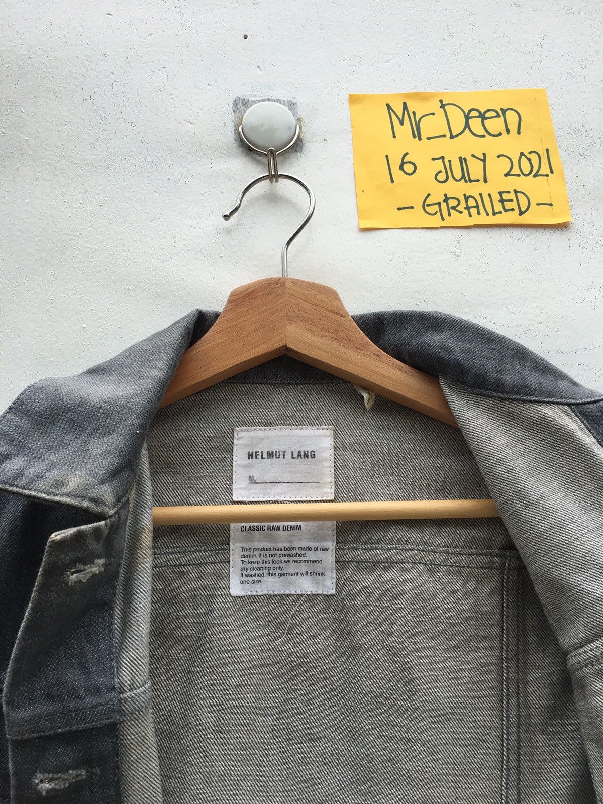 Helmut Lang Vtg Helmut Lang Denim Jacket Jean Trucker Double Pockets Size US XS / EU 42 / 0 - 13 Thumbnail