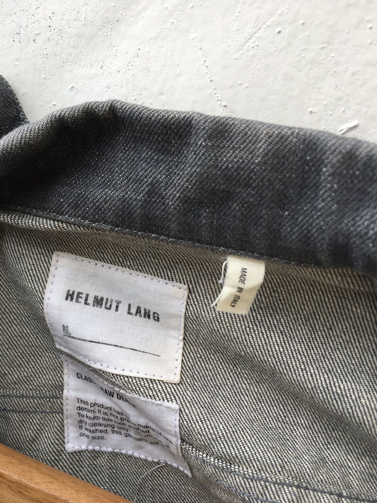Helmut Lang Vtg Helmut Lang Denim Jacket Jean Trucker Double Pockets Size US XS / EU 42 / 0 - 16 Thumbnail