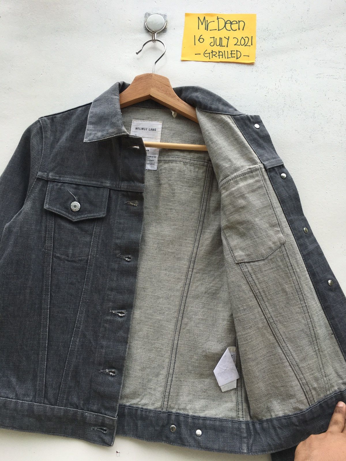 Helmut Lang Vtg Helmut Lang Denim Jacket Jean Trucker Double Pockets Size US XS / EU 42 / 0 - 8 Thumbnail