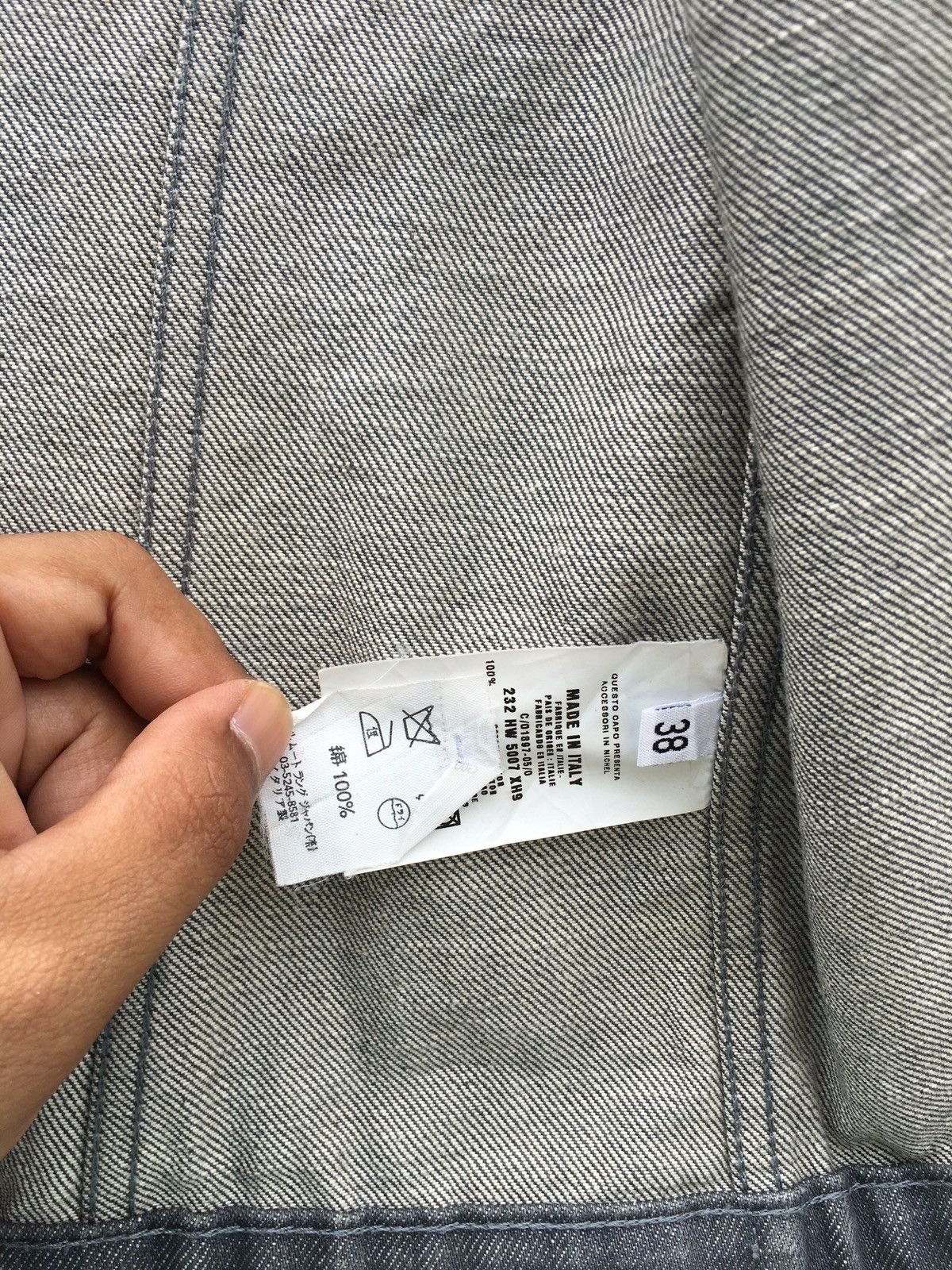 Helmut Lang Vtg Helmut Lang Denim Jacket Jean Trucker Double Pockets Size US XS / EU 42 / 0 - 9 Thumbnail