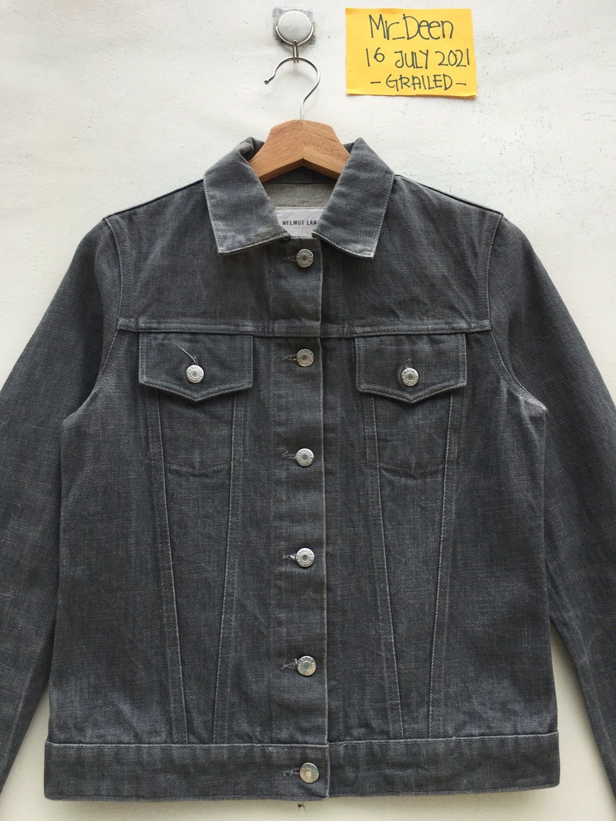 Helmut Lang Vtg Helmut Lang Denim Jacket Jean Trucker Double Pockets Size US XS / EU 42 / 0 - 4 Thumbnail
