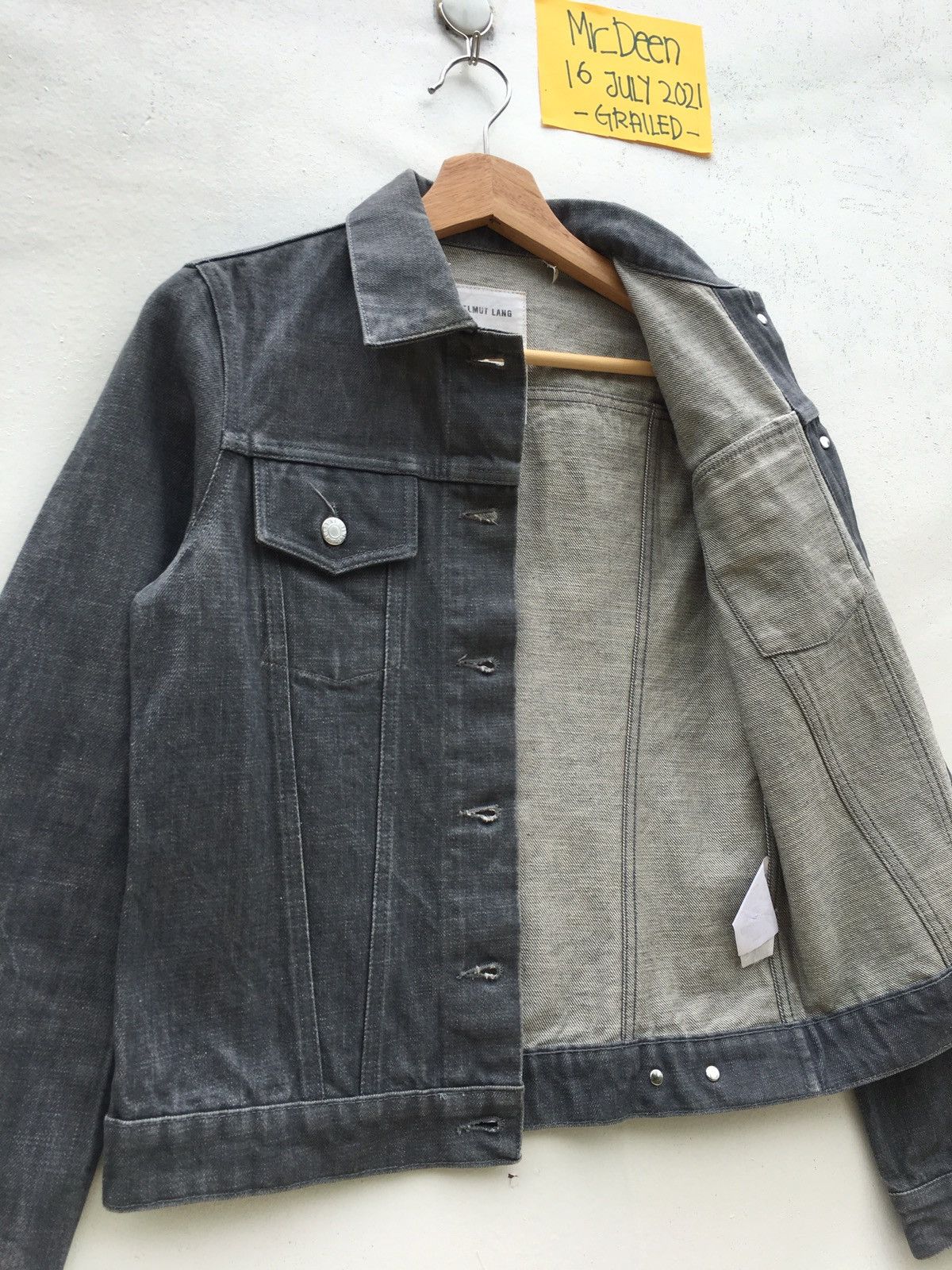 Helmut Lang Vtg Helmut Lang Denim Jacket Jean Trucker Double Pockets Size US XS / EU 42 / 0 - 11 Thumbnail