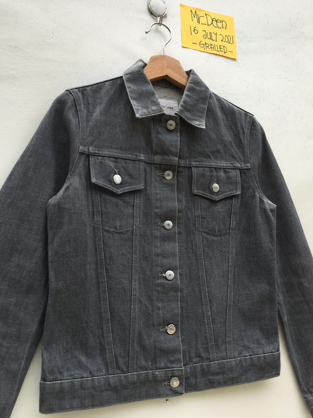 Helmut Lang Vtg Helmut Lang Denim Jacket Jean Trucker Double Pockets Size US XS / EU 42 / 0 - 6 Thumbnail