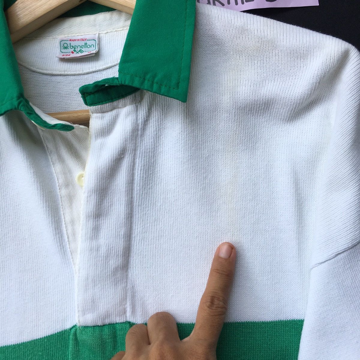 United Colors Of Benetton VtgUnited Colors of Benetton PoloShirt wore byPablo Escobar Size US M / EU 48-50 / 2 - 8 Thumbnail