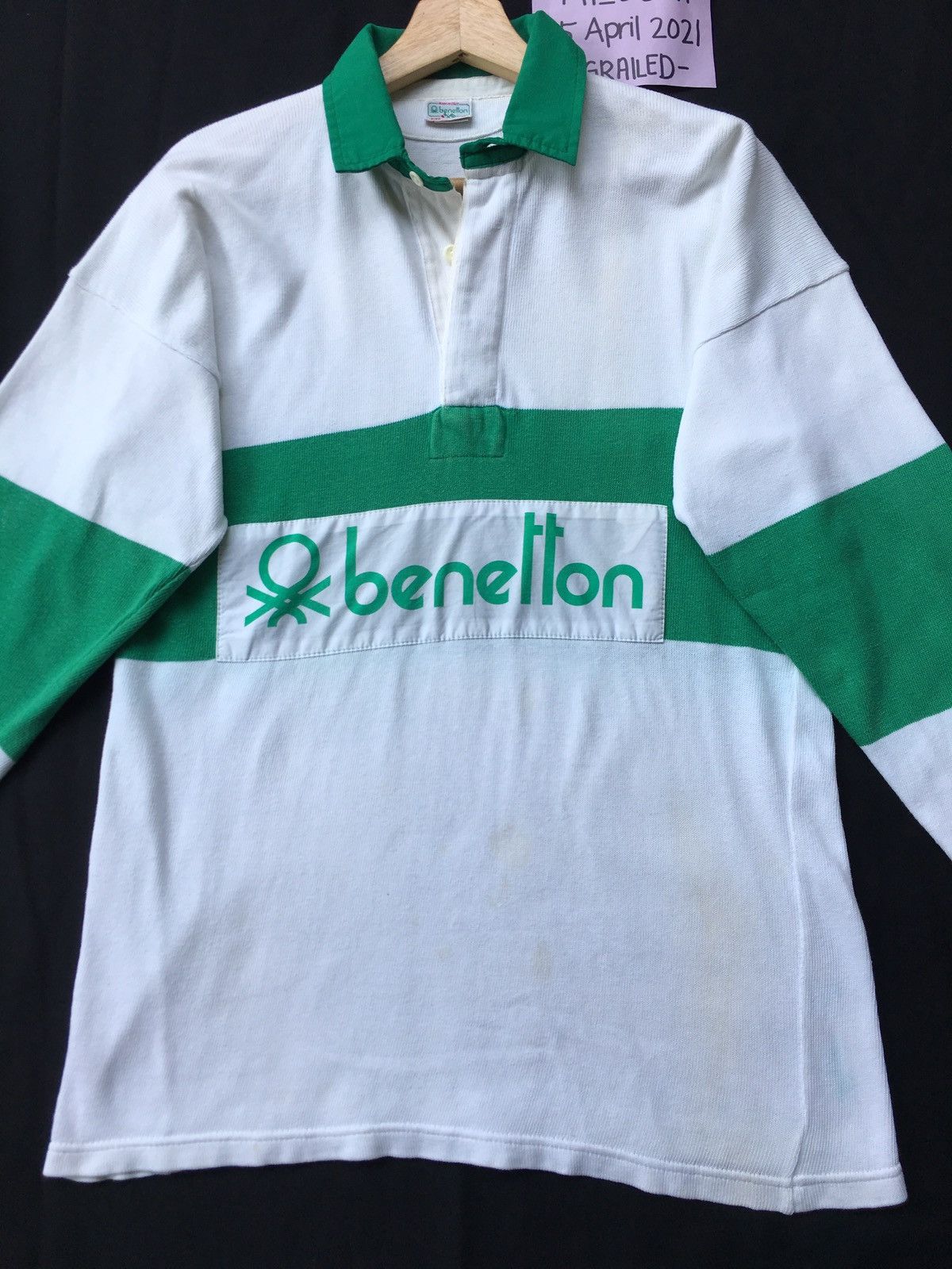 United Colors Of Benetton VtgUnited Colors of Benetton PoloShirt wore byPablo Escobar Size US M / EU 48-50 / 2 - 4 Thumbnail