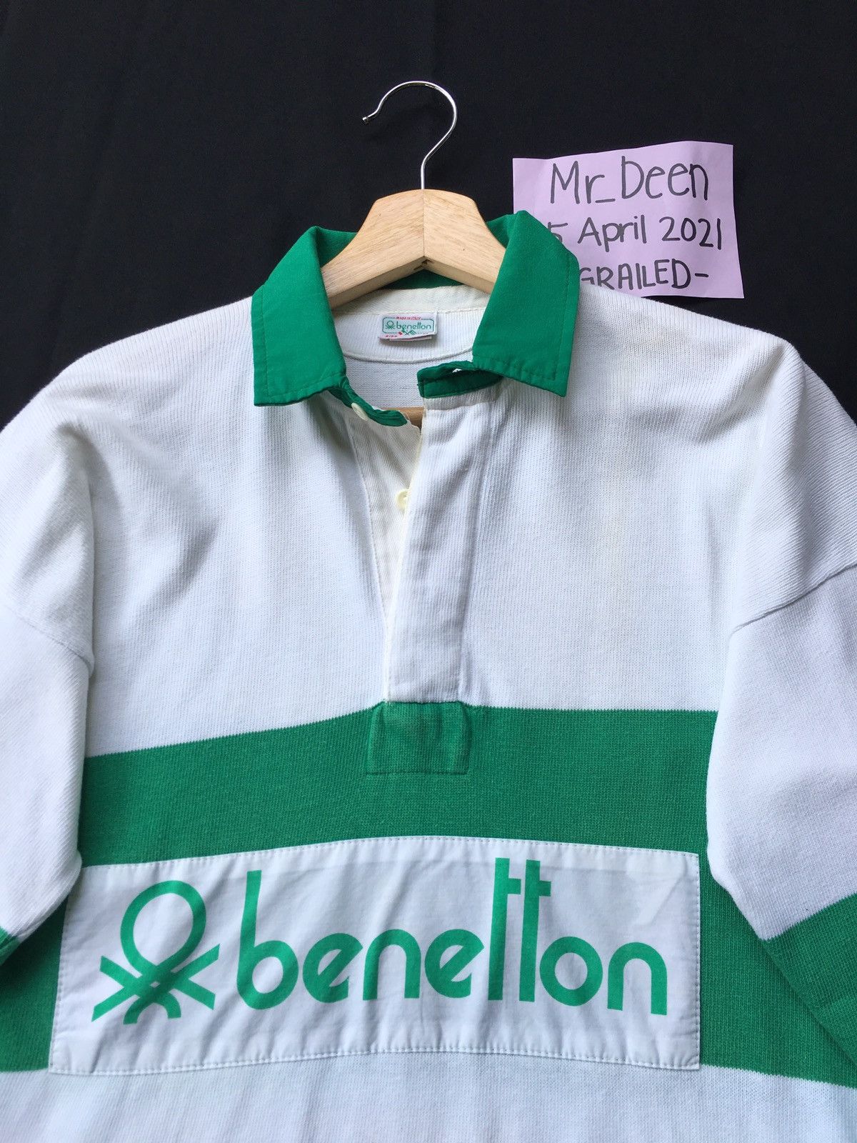 United Colors Of Benetton VtgUnited Colors of Benetton PoloShirt wore byPablo Escobar Size US M / EU 48-50 / 2 - 5 Thumbnail