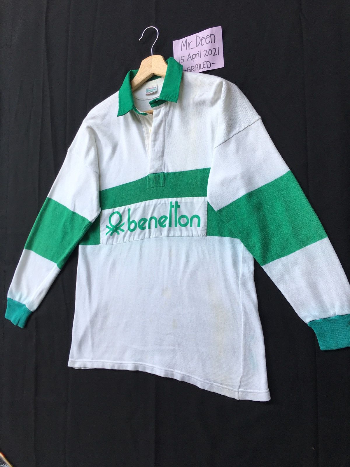 United Colors Of Benetton VtgUnited Colors of Benetton PoloShirt wore byPablo Escobar Size US M / EU 48-50 / 2 - 2 Thumbnail