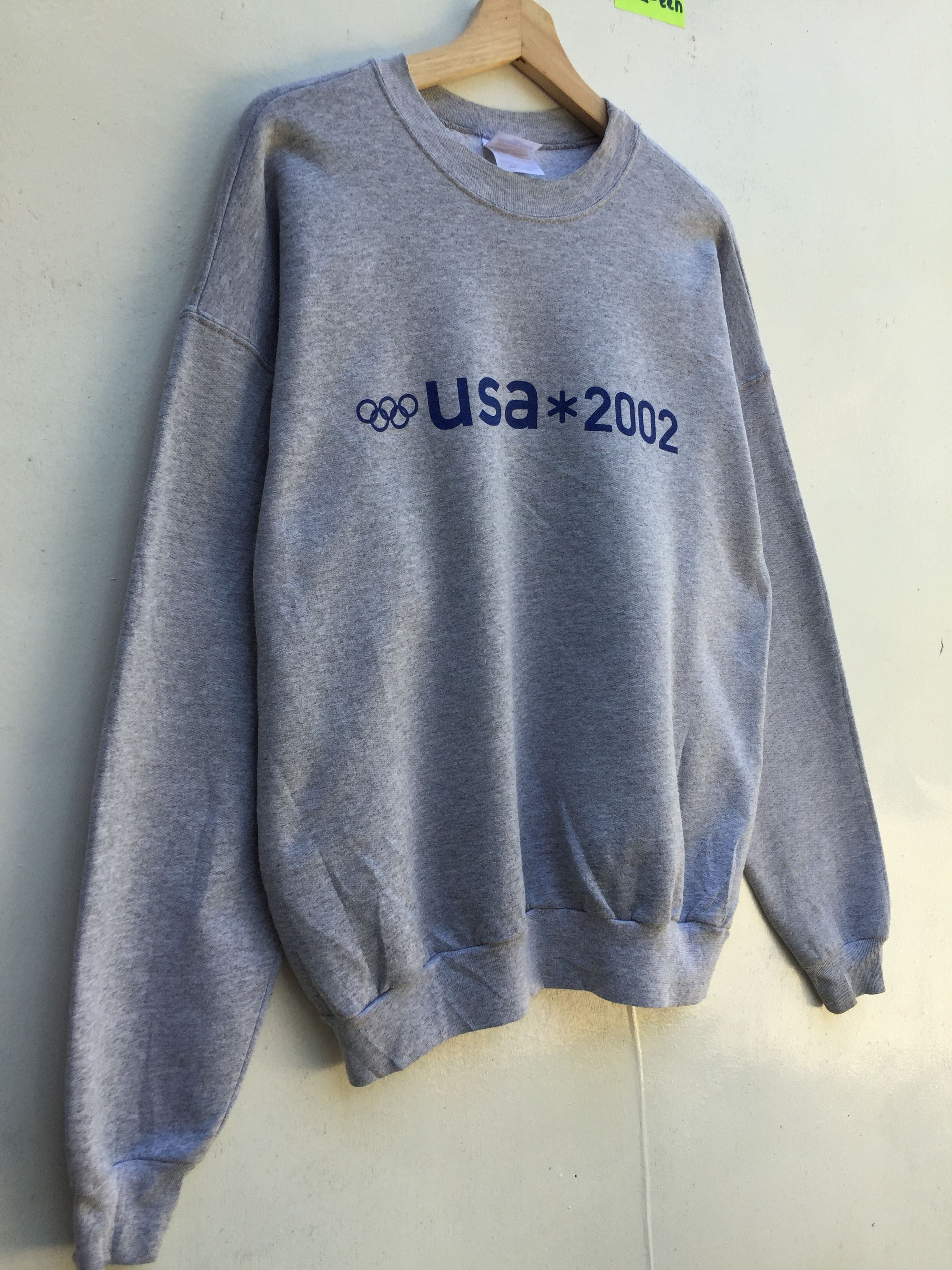 Hanes 2002 Vintage USA Olympic Team Sweatshirt Size US L / EU 52-54 / 3 - 3 Thumbnail
