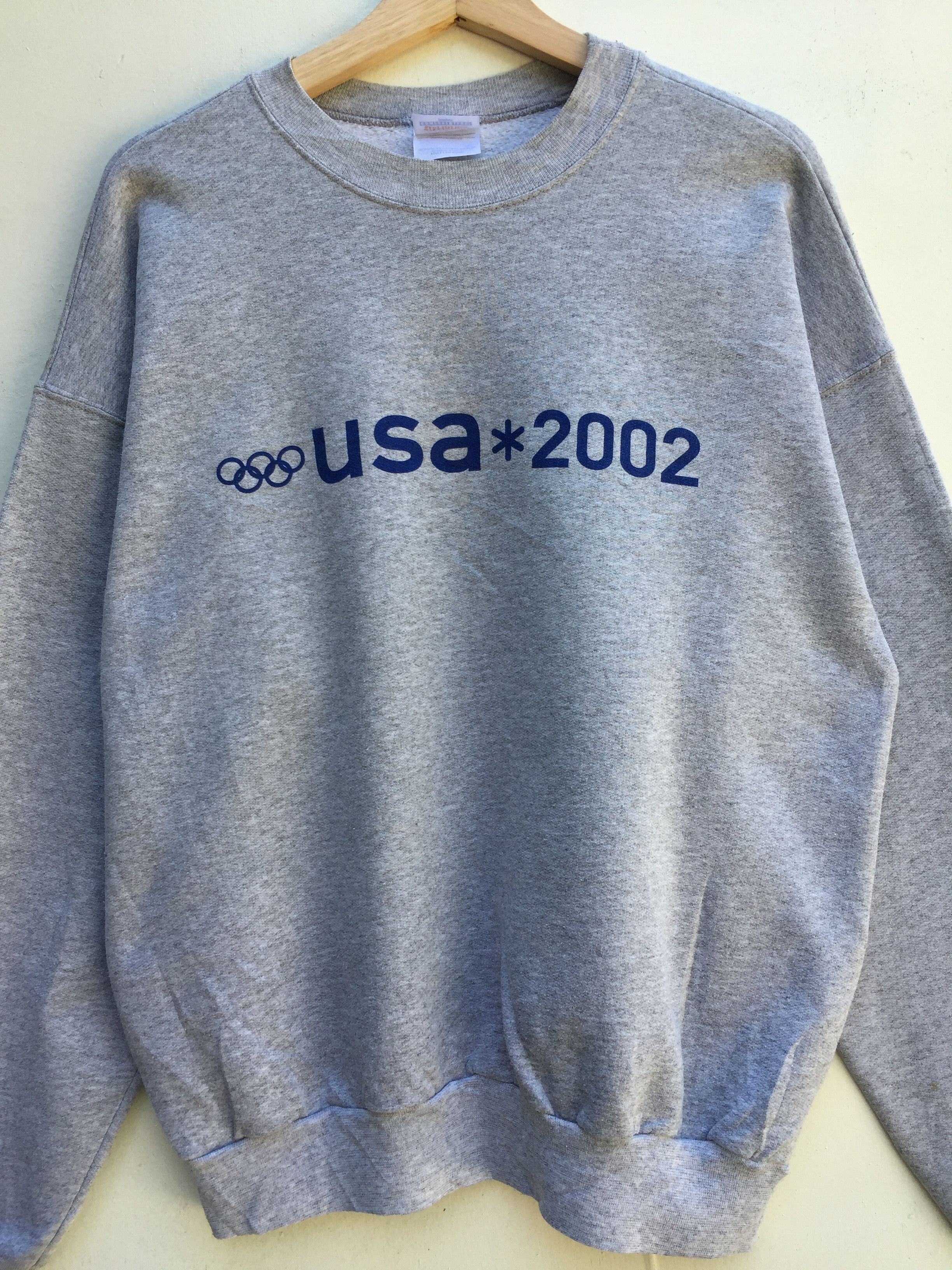 Hanes 2002 Vintage USA Olympic Team Sweatshirt Size US L / EU 52-54 / 3 - 5 Thumbnail