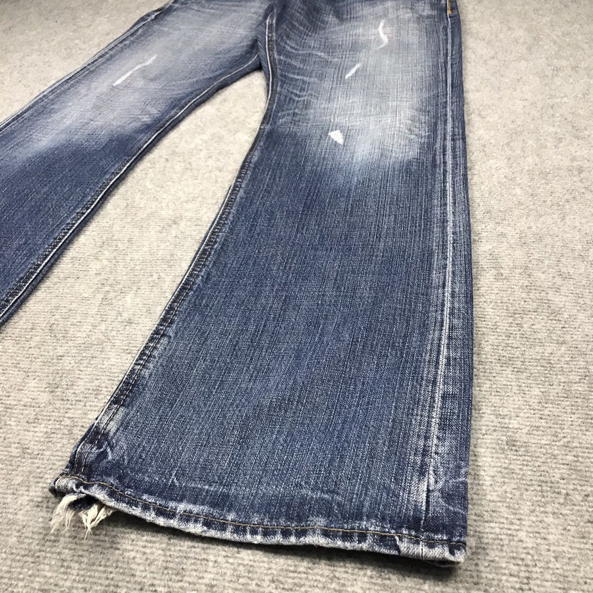 Japanese Brand × Vintage BAGGY ULTIMAX DENIM FADED DISTRESSED PANTS Size US 34 / EU 50 - 3 Thumbnail