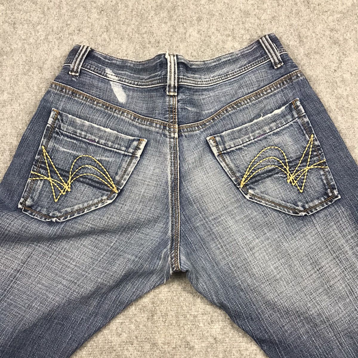 Japanese Brand × Vintage BAGGY ULTIMAX DENIM FADED DISTRESSED PANTS Size US 34 / EU 50 - 12 Thumbnail