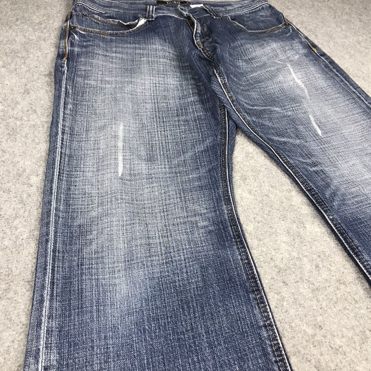 Japanese Brand × Vintage BAGGY ULTIMAX DENIM FADED DISTRESSED PANTS Size US 34 / EU 50 - 4 Thumbnail