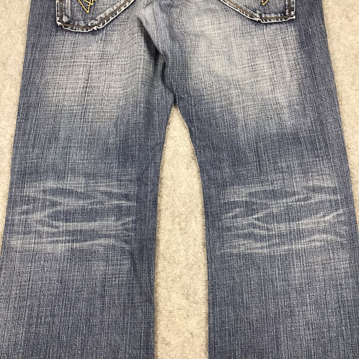 Japanese Brand × Vintage BAGGY ULTIMAX DENIM FADED DISTRESSED PANTS Size US 34 / EU 50 - 11 Thumbnail