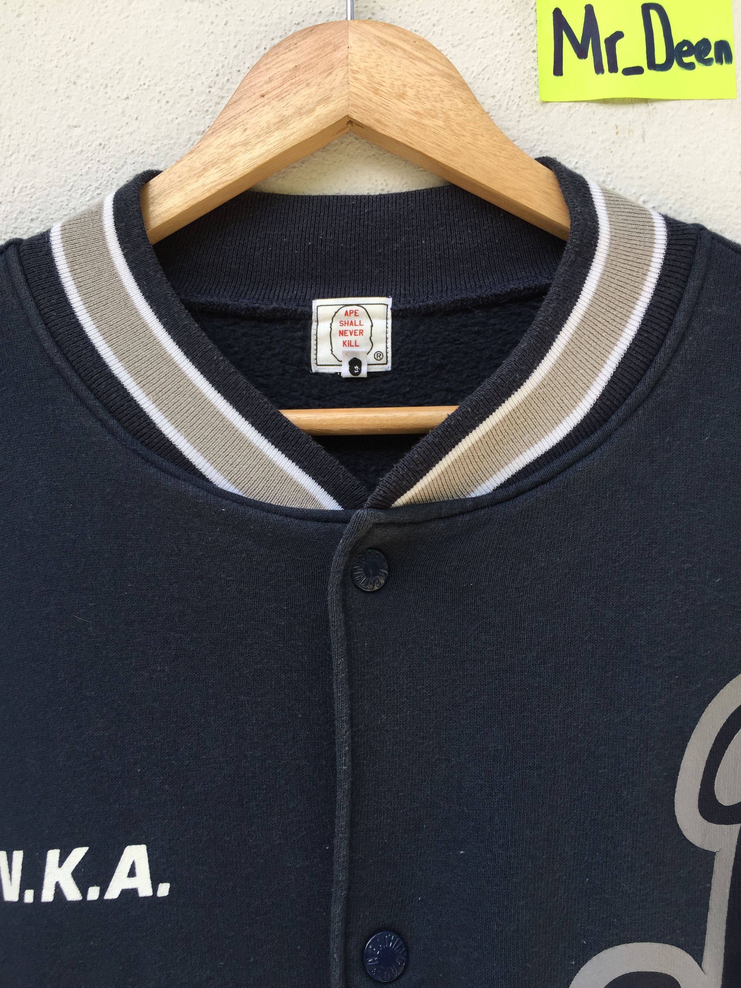 Bape ASNKA Sweat Varsity Jacket Size US M / EU 48-50 / 2 - 7 Thumbnail