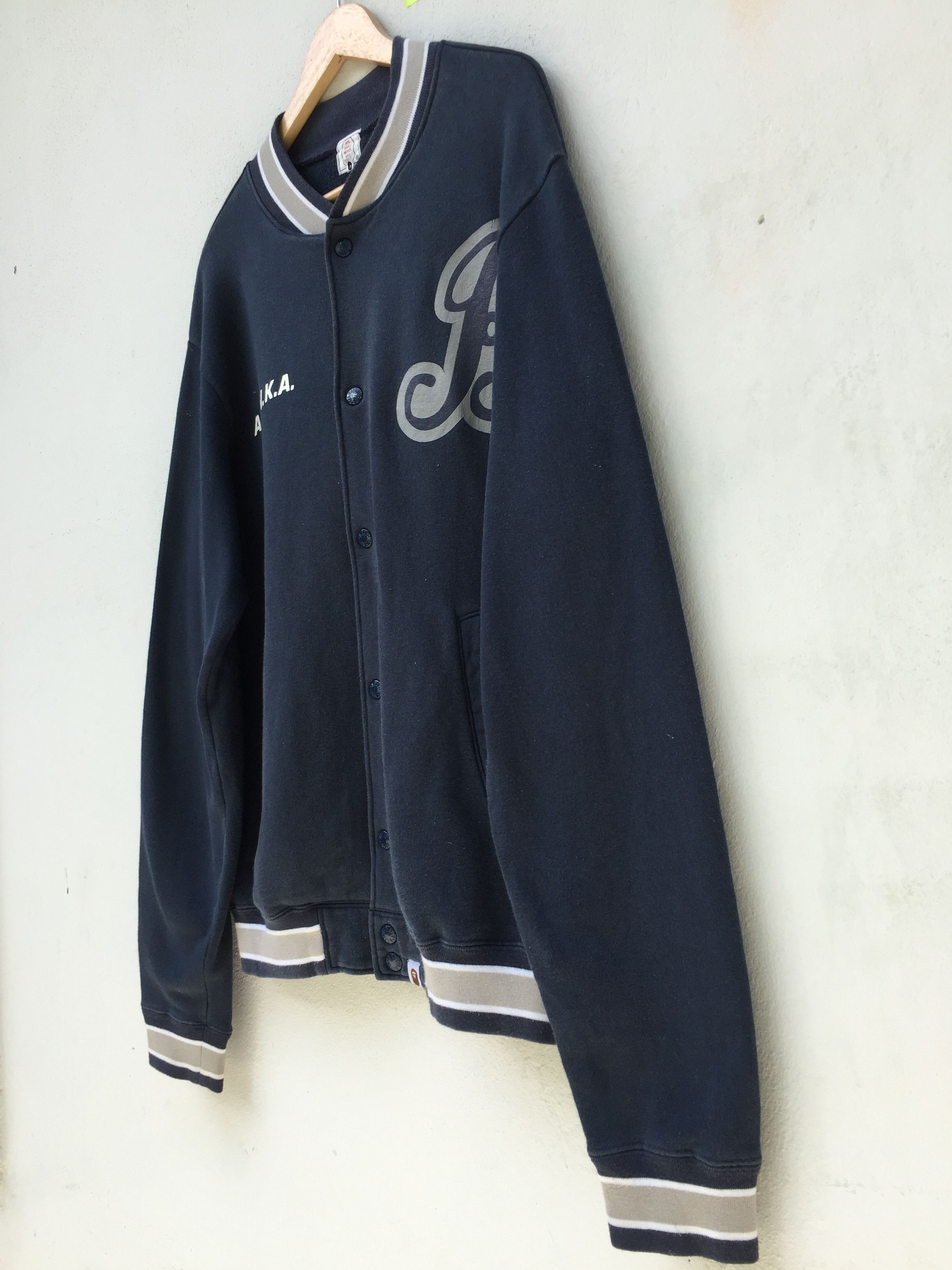 Bape ASNKA Sweat Varsity Jacket Size US M / EU 48-50 / 2 - 4 Thumbnail