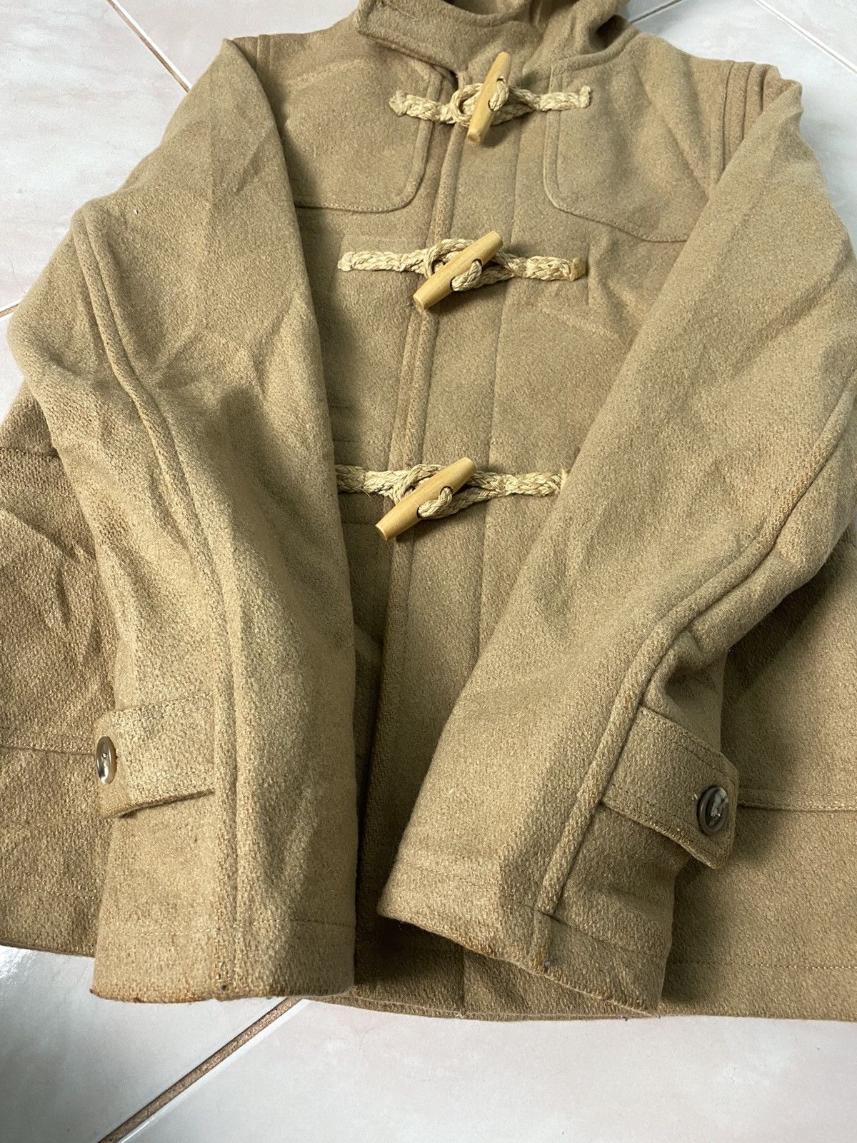 Beams Plus Vintage Wool Duffle Coat Beams Boy Made in Usa Size US XS / EU 42 / 0 - 4 Thumbnail