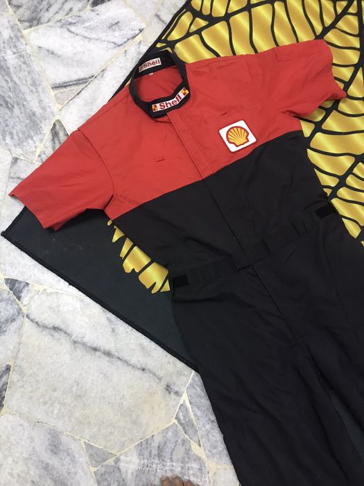 Ferrari Vintage SHELL Short Sleeve Overalls | Grailed