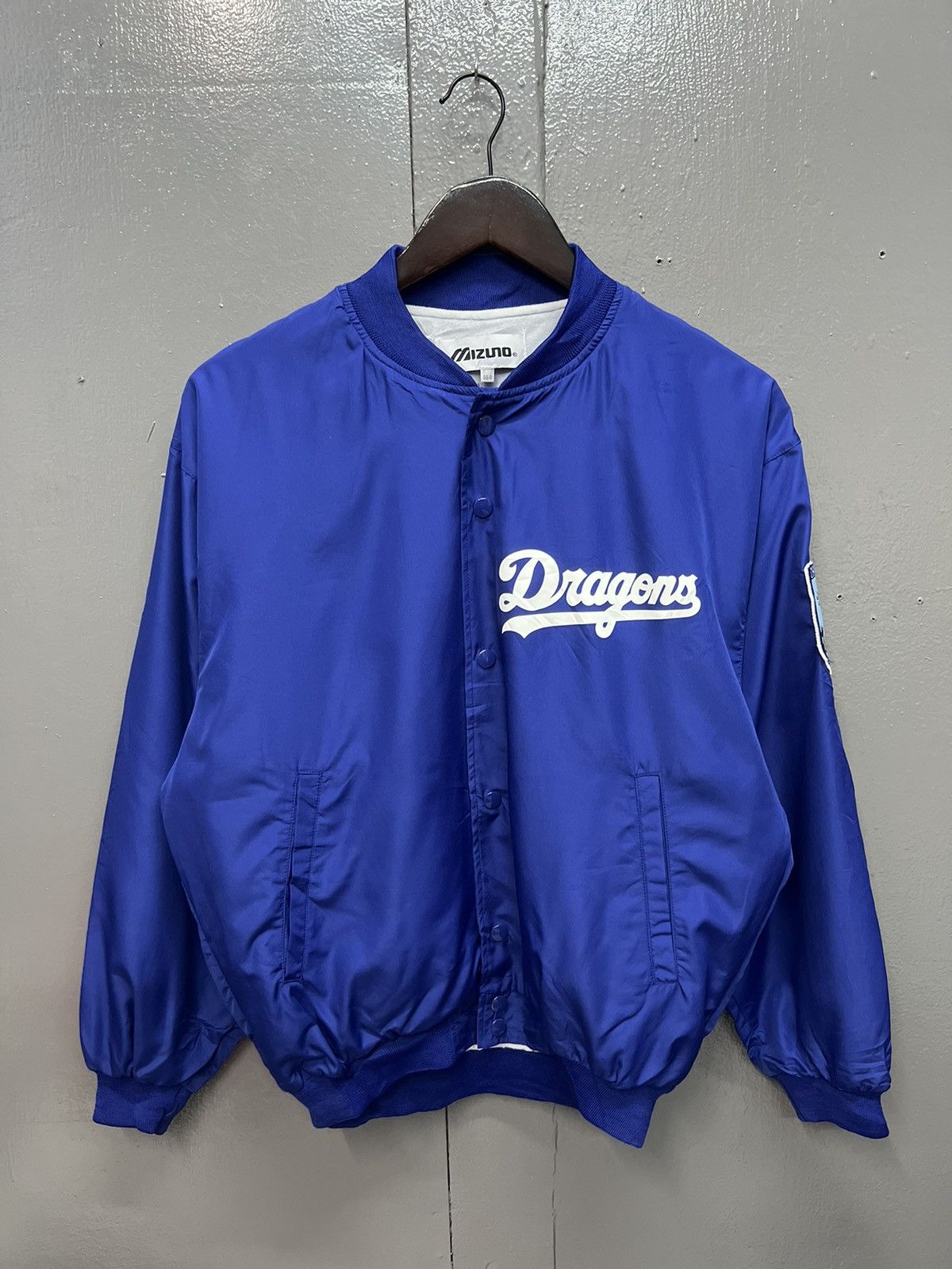 Mizuno CHUNICHI DRAGONS BASEBALL BOMBER JACKET Size US S / EU 44-46 / 1 - 1 Thumbnail
