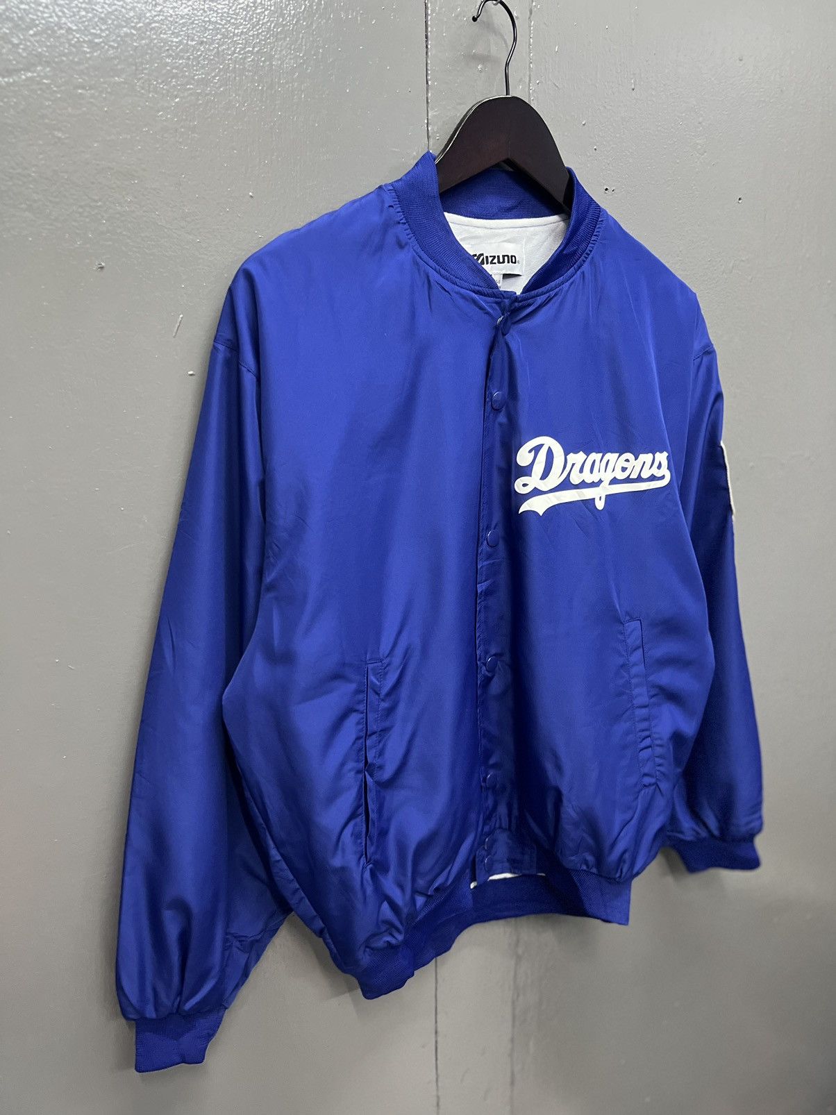 Mizuno CHUNICHI DRAGONS BASEBALL BOMBER JACKET Size US S / EU 44-46 / 1 - 2 Thumbnail