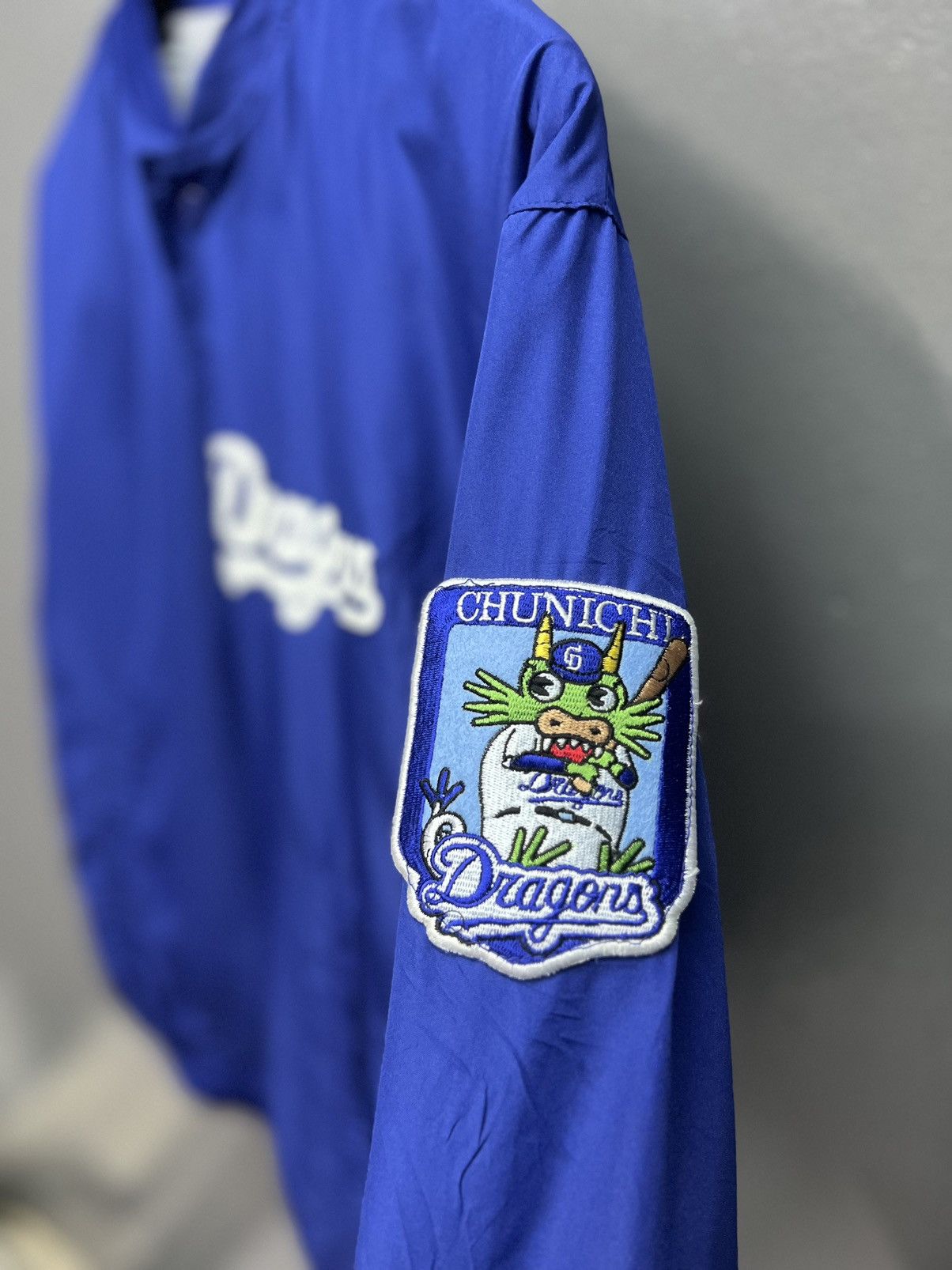 Mizuno CHUNICHI DRAGONS BASEBALL BOMBER JACKET Size US S / EU 44-46 / 1 - 6 Thumbnail