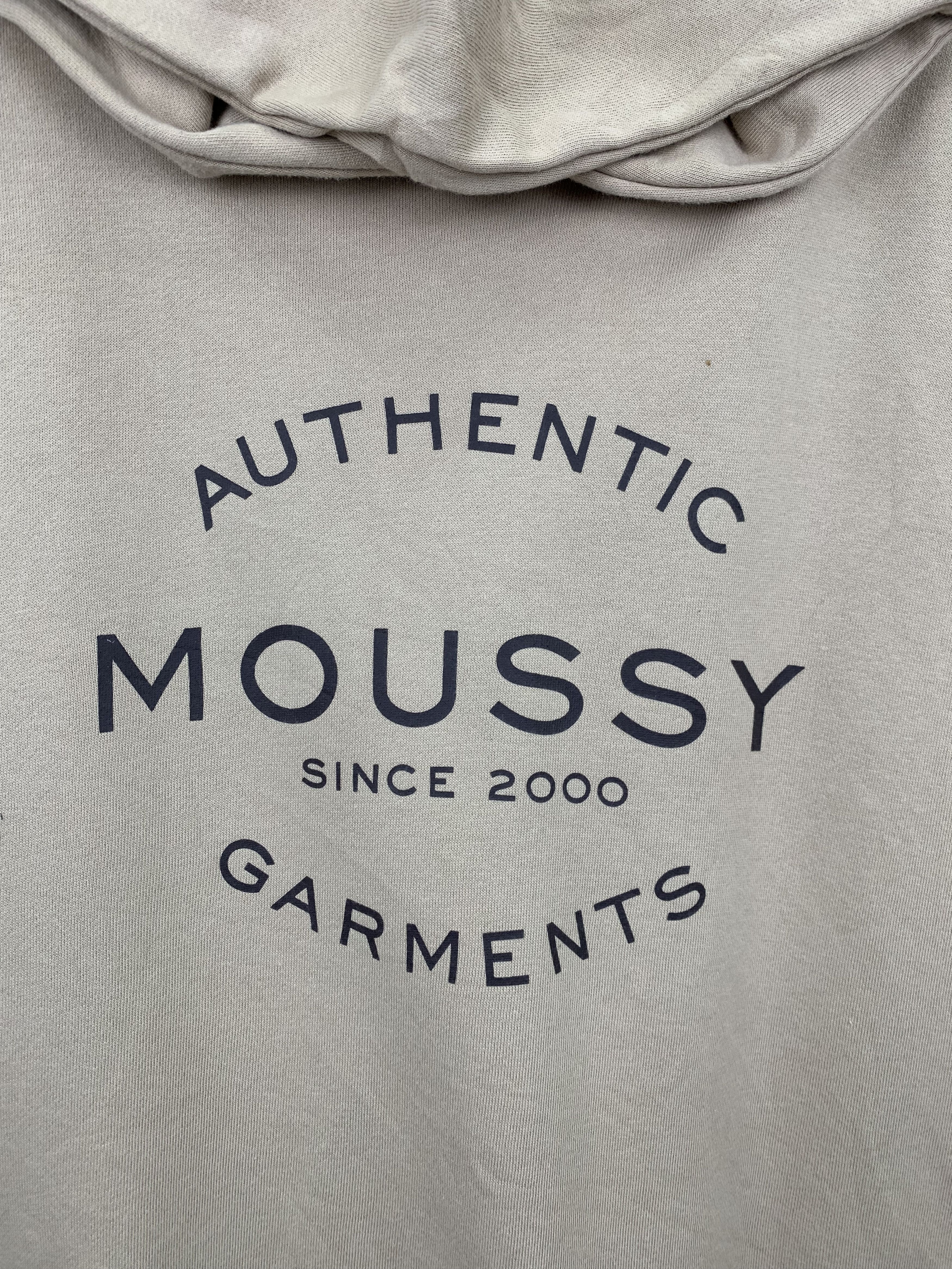 Japanese Brand × MOUSSY × Vintage Vintage Moussy Pullover Hoodie Jumper Jacket Size US XL / EU 56 / 4 - 4 Thumbnail