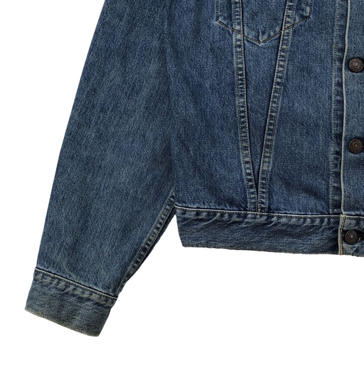 Levi's Vintage Clothing Vintage Levis Trucker Denim Big E 557 LVC 90s Japan Size US M / EU 48-50 / 2 - 11 Thumbnail