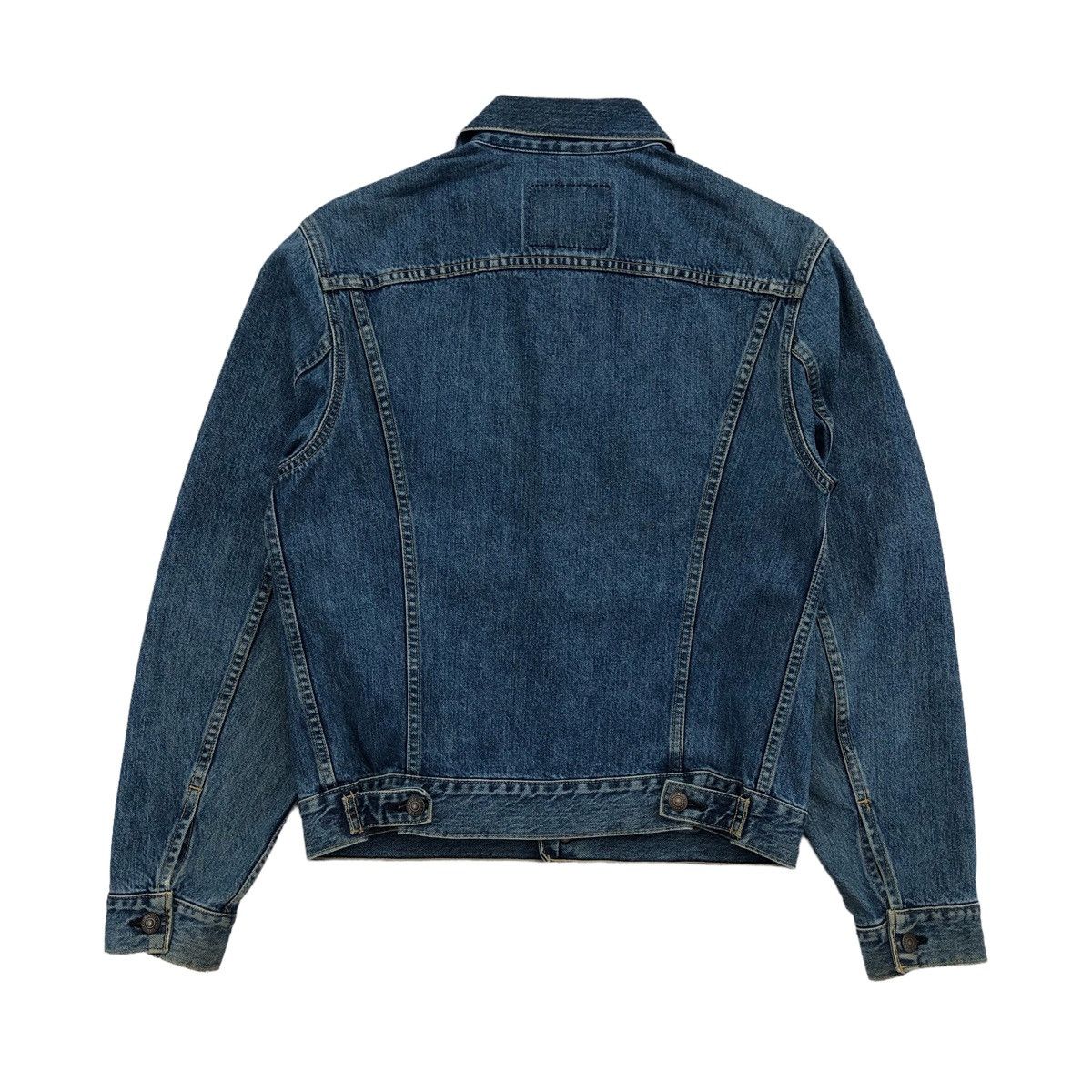 Levi's Vintage Clothing Vintage Levis Trucker Denim Big E 557 LVC 90s Japan Size US M / EU 48-50 / 2 - 14 Thumbnail