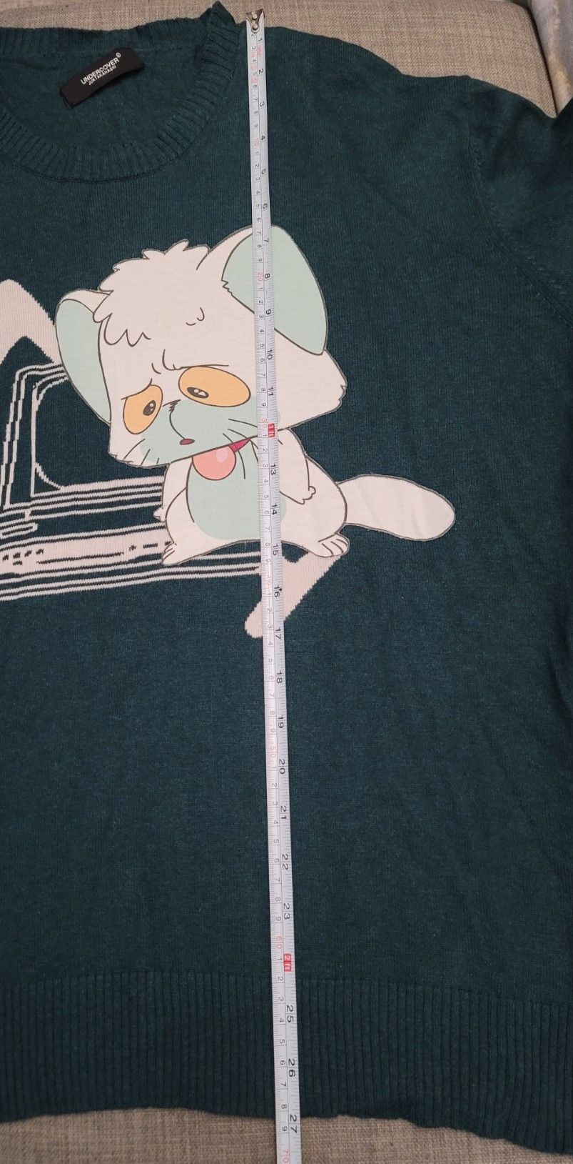 Undercover FINAL DROP SS19 Anime Cat Creamy Mami Knit Size US XL / EU 56 / 4 - 13 Thumbnail